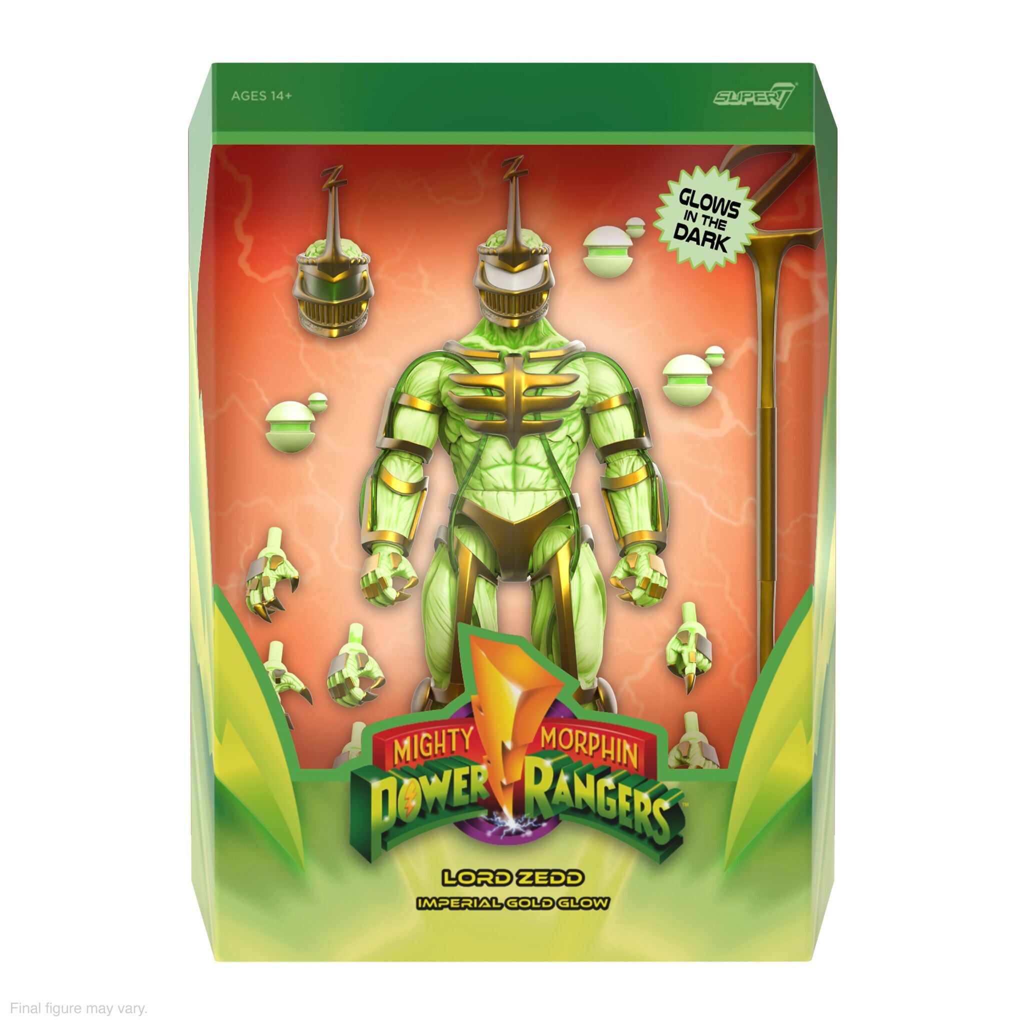 Mighty Morphin Power Rangers ULTIMATES! - Lord Zedd (Imperial Gold Glow)