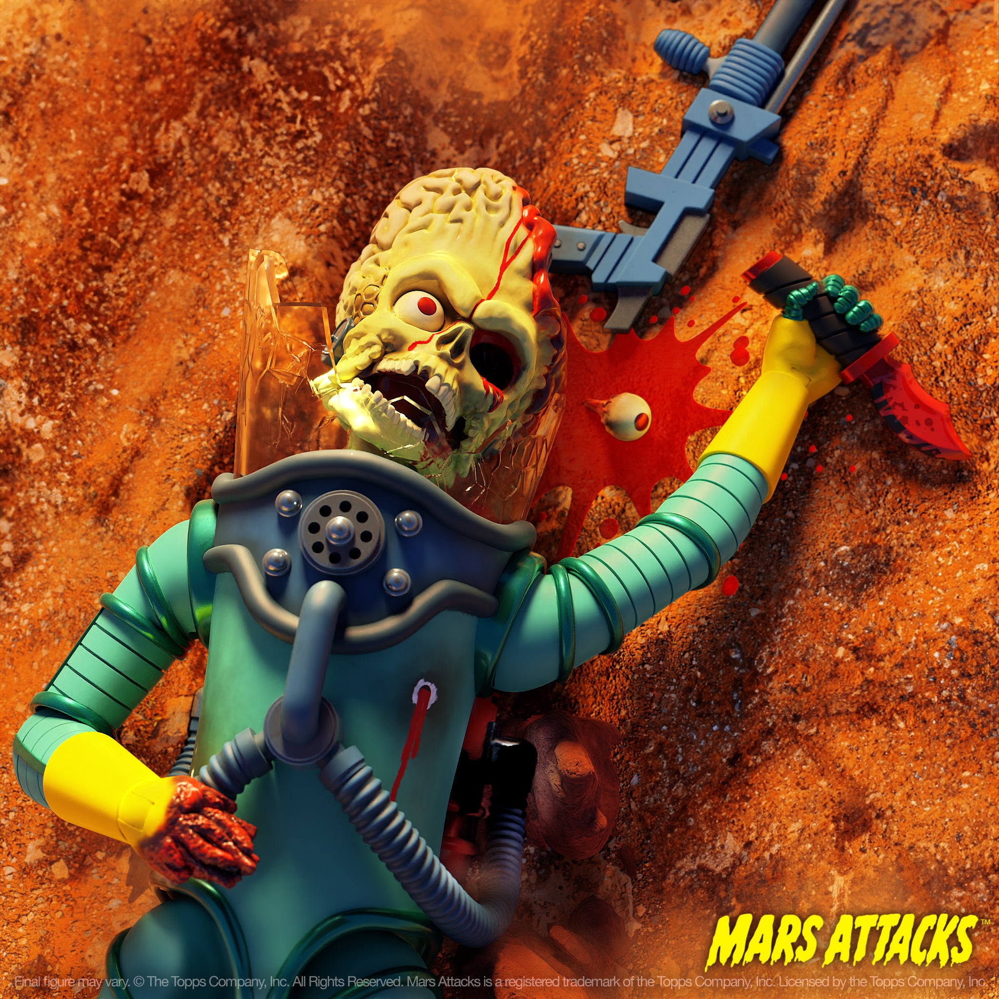 Mars Attacks ULTIMATES! Wave 01 - Martian (Smashing the Enemy)