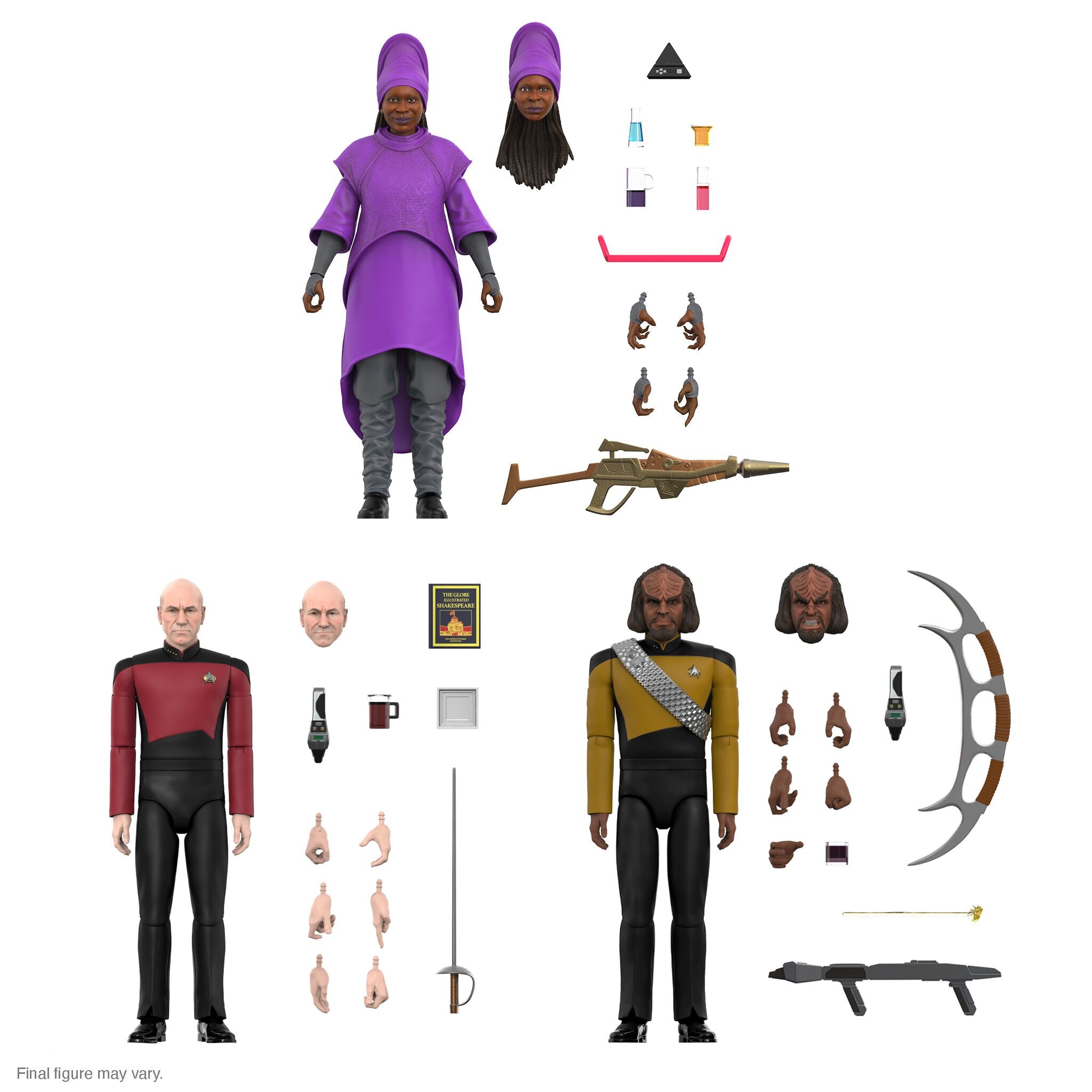 Star Trek: The Next Generation ULTIMATES! Wave 2 Set of 3
