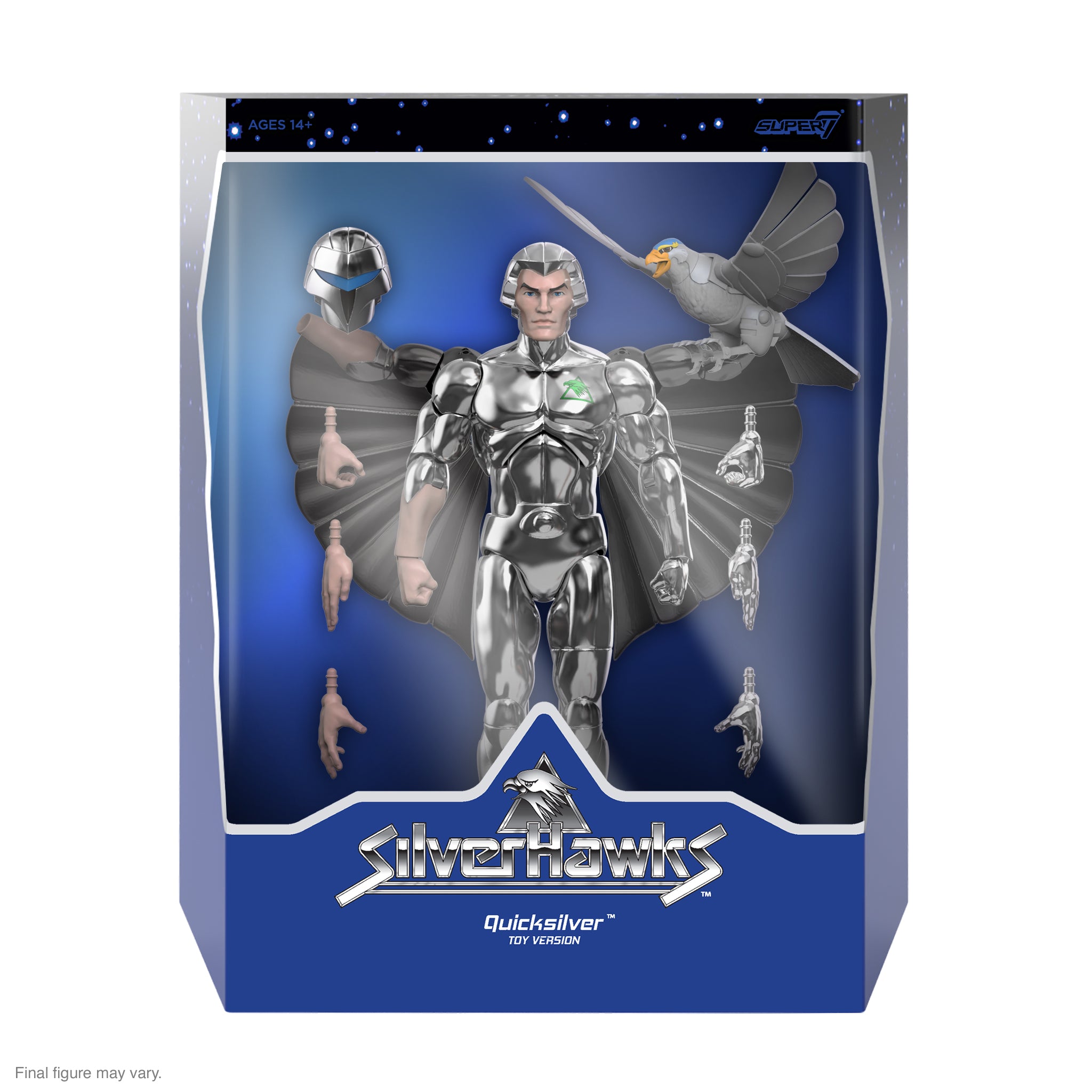 SilverHawks ULTIMATES! Wave 04 - Quicksilver (Toy Version)