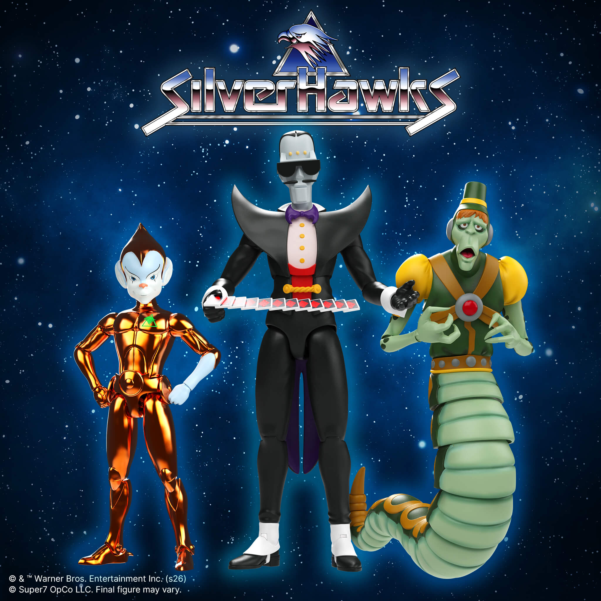 SilverHawks ULTIMATES! Wave 08 - Copper Kidd, Yes-Man & Poker-Face