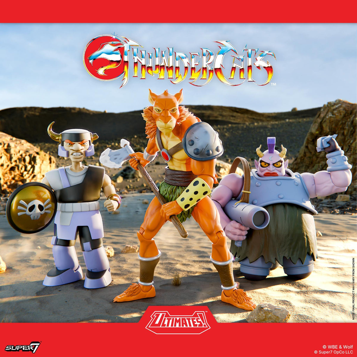 ThunderCats ULTIMATES! Wave 16 - Jackalman (Cartoon), Top-Spinner (Cartoon) & Tug Mug