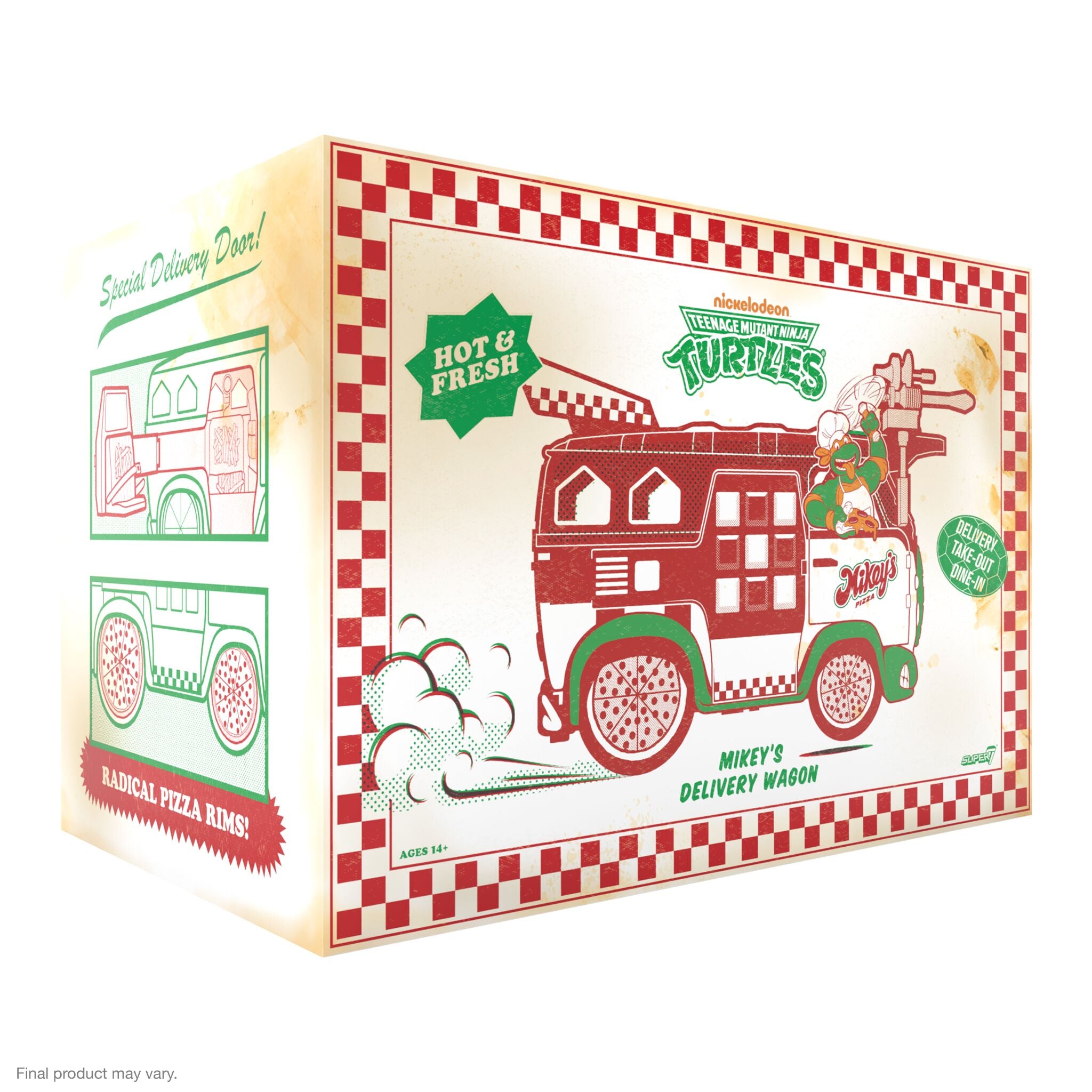 Teenage Mutant Ninja Turtles ULTIMATES! Vehicle - Pizza Party Wagon