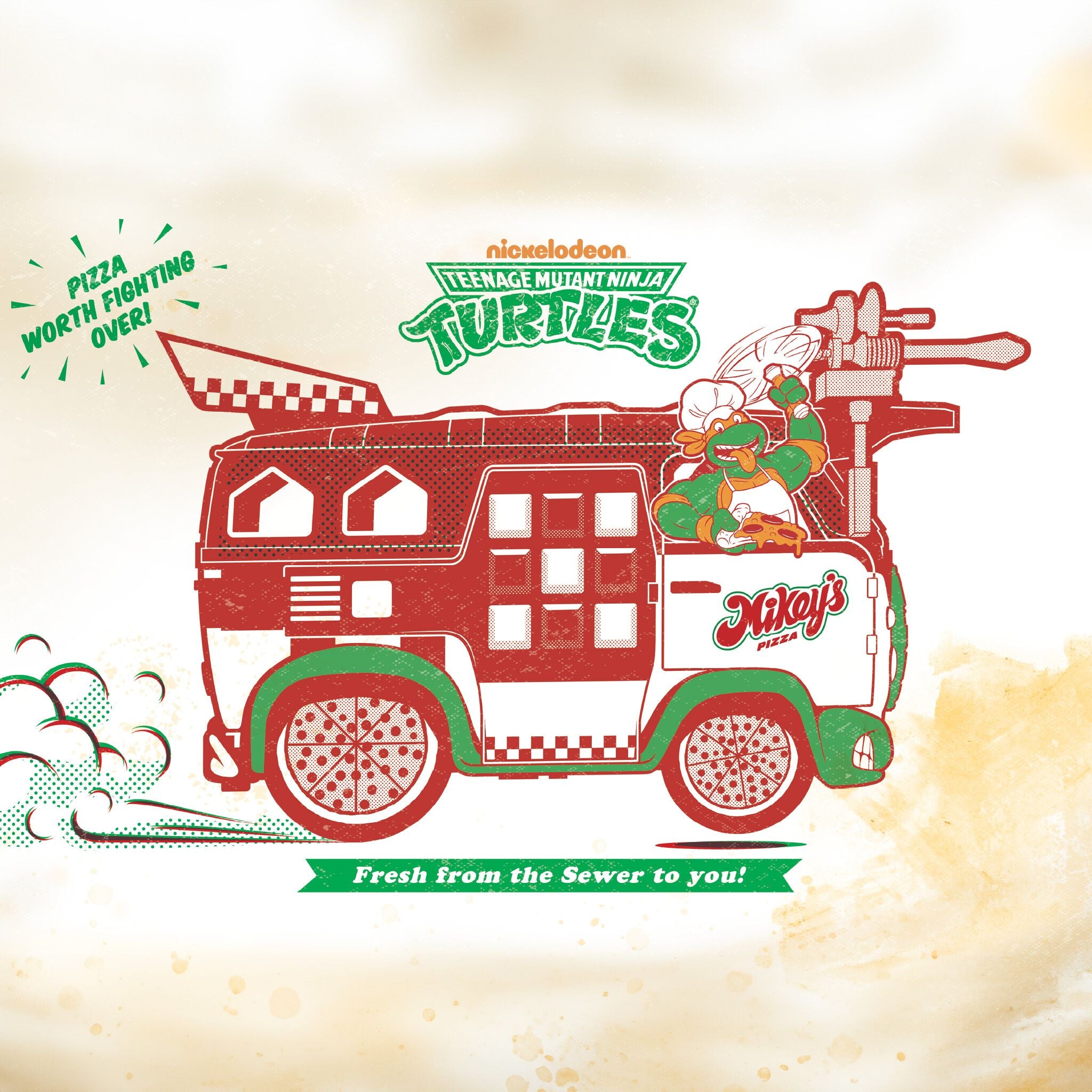 Teenage Mutant Ninja Turtles ULTIMATES! Vehicle - Pizza Party Wagon