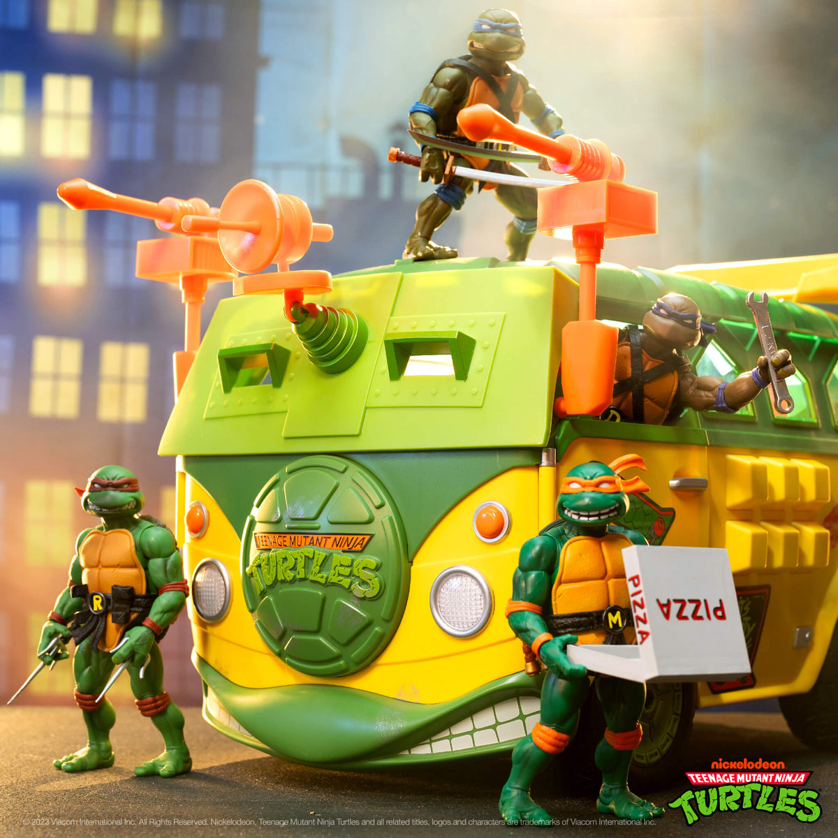 Teenage Mutant Ninja popular Turtles TMNT Party Wagon