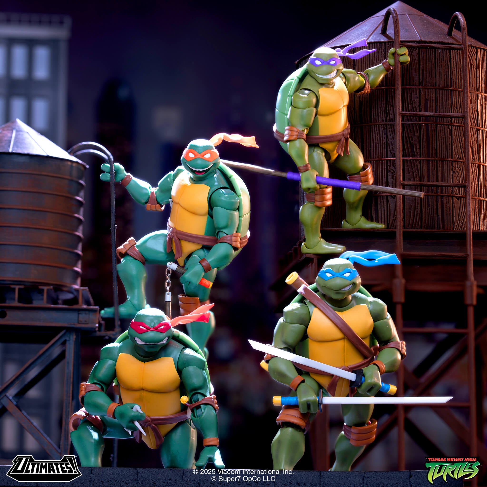 Teenage Mutant Ninja Turtles ULTIMATES! Wave 12 - Michelangelo, Leonardo, Donatello, Raphael