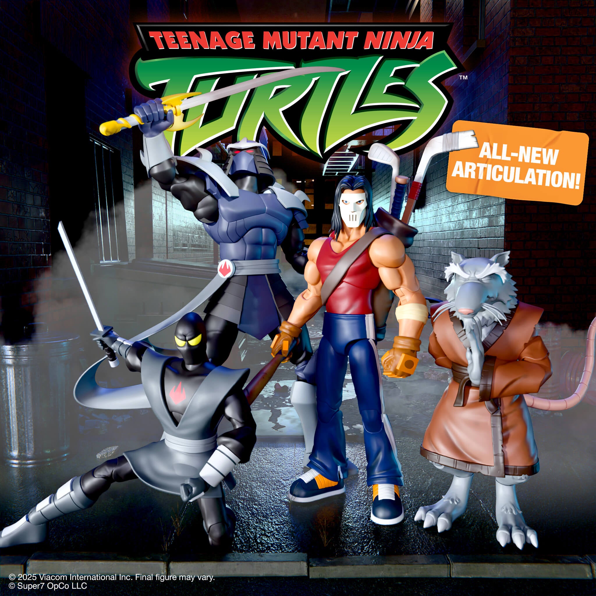 Teenage Mutant Ninja Turtles ULTIMATES! Wave 13 - Splinter, Casey Jones, Shredder, & Foot Ninja