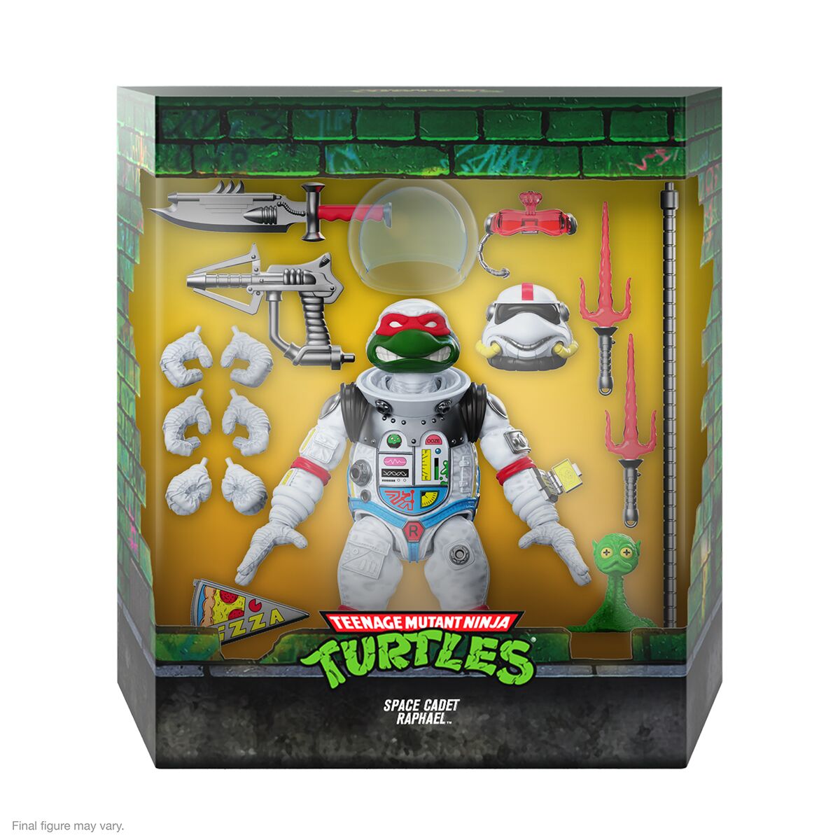 Teenage Mutant Ninja Turtles ULTIMATES! Wave 8 - Space Cadet Raphael, Shredder (Silver Armor), Robot Rocksteady, & Genghis Frog