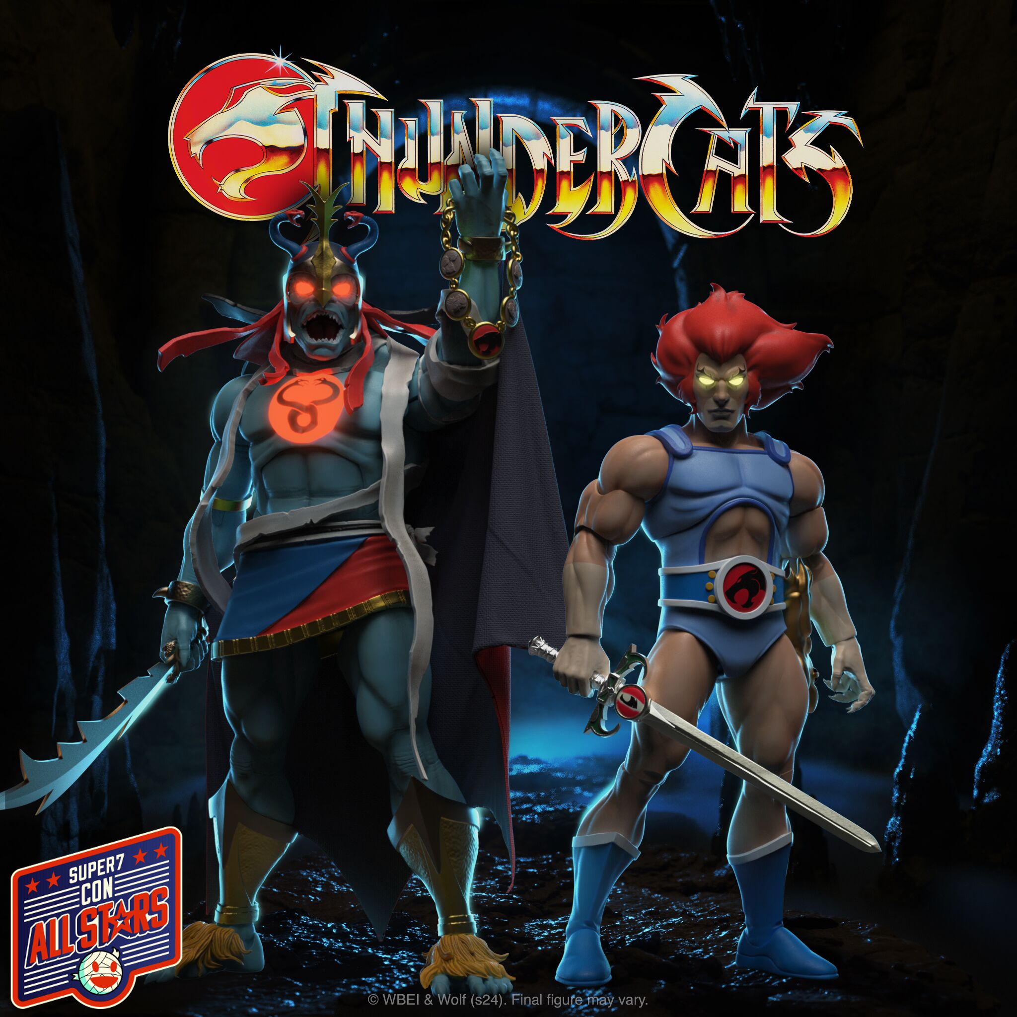 ThunderCats ULTIMATES! Mumm-Ra The Ever Living & Lion-O (LED Eyes)