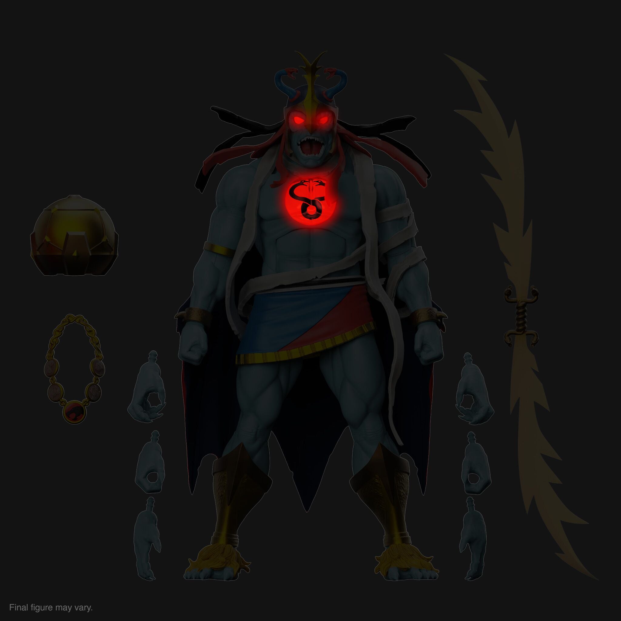 ThunderCats ULTIMATES! Mumm-Ra The Ever Living & Lion-O (LED Eyes)