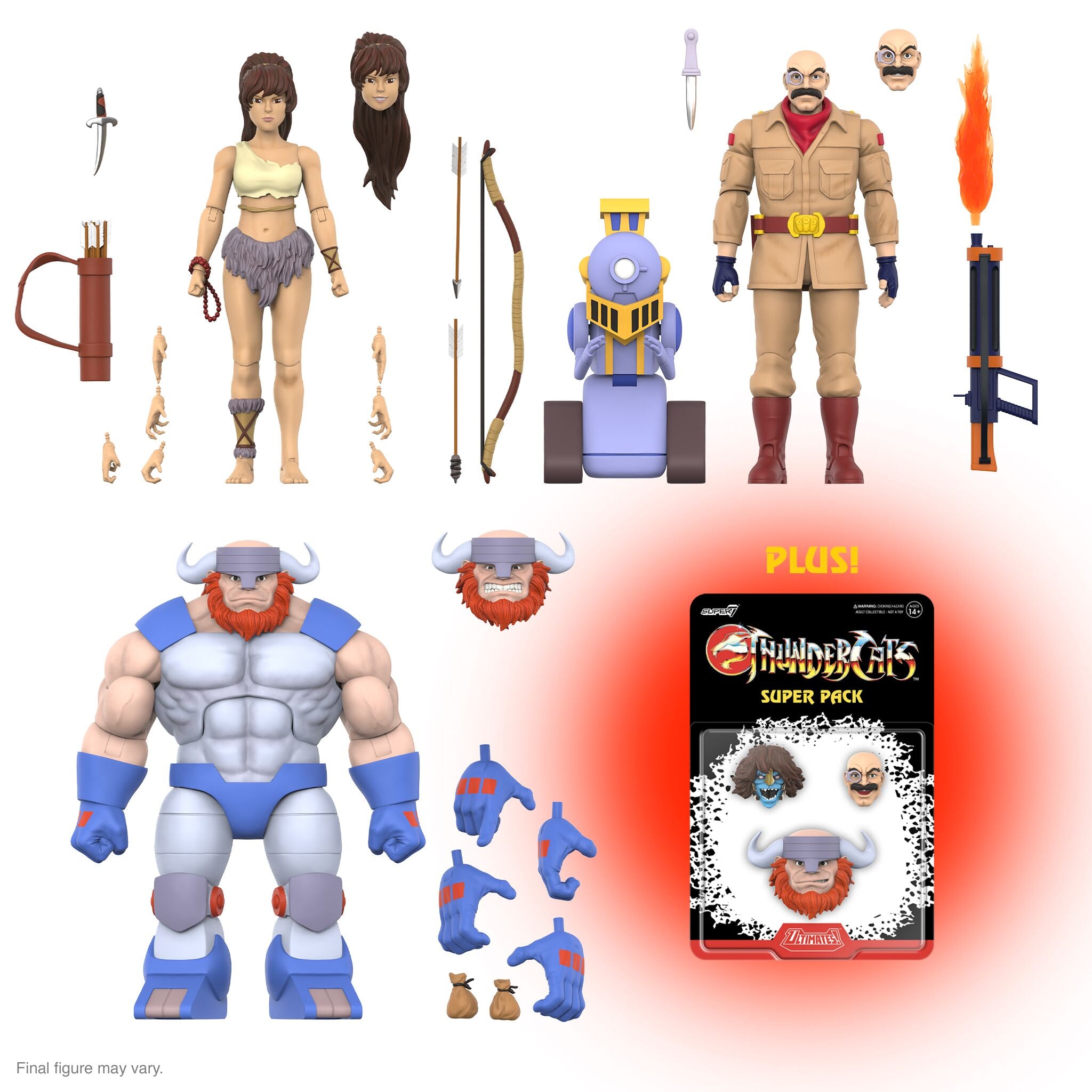 ThunderCats ULTIMATES! Wave 12 - Cruncher, Nayda, & Safari Joe