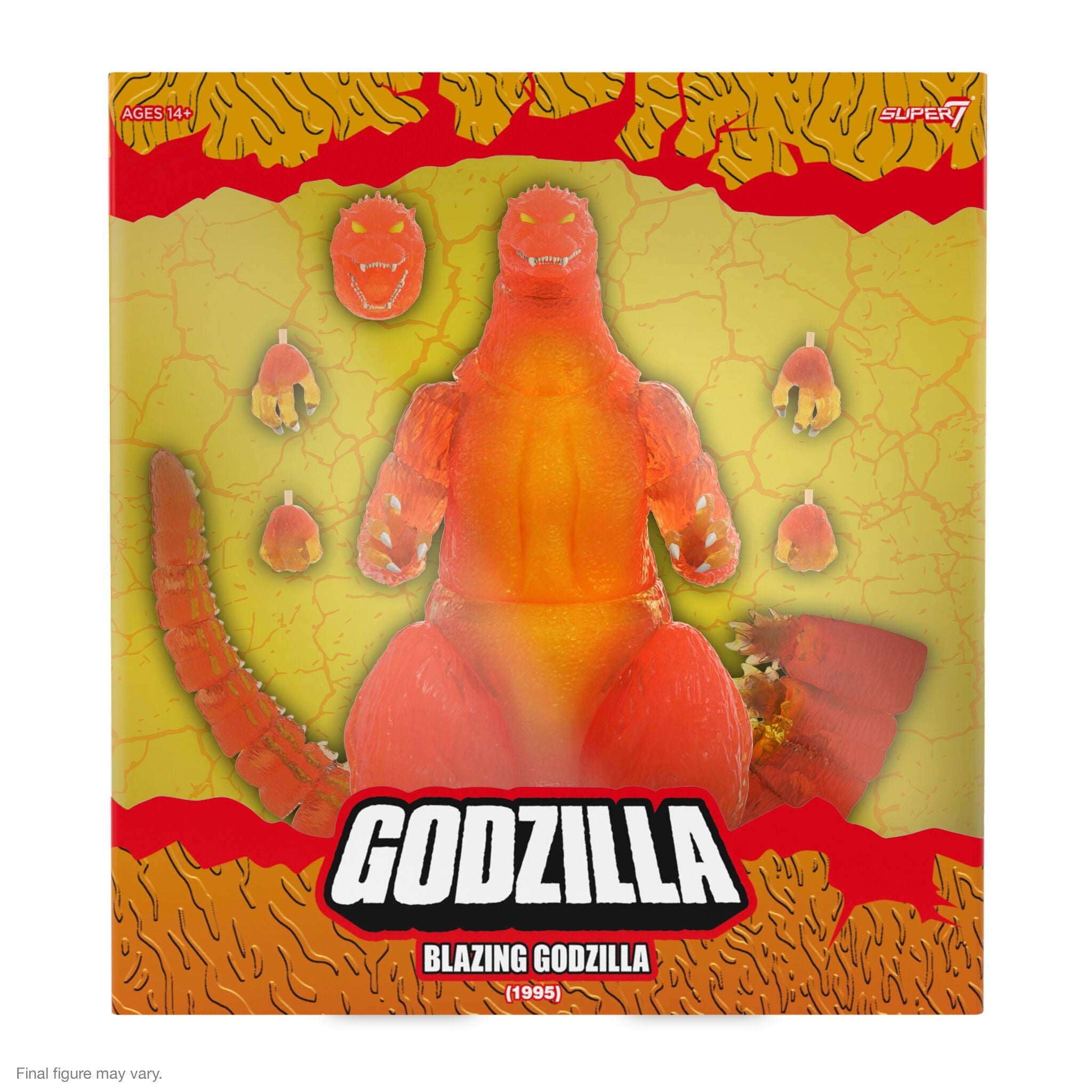 Toho ULTIMATES! - Blazing Godzilla (1200º Clear Orange)