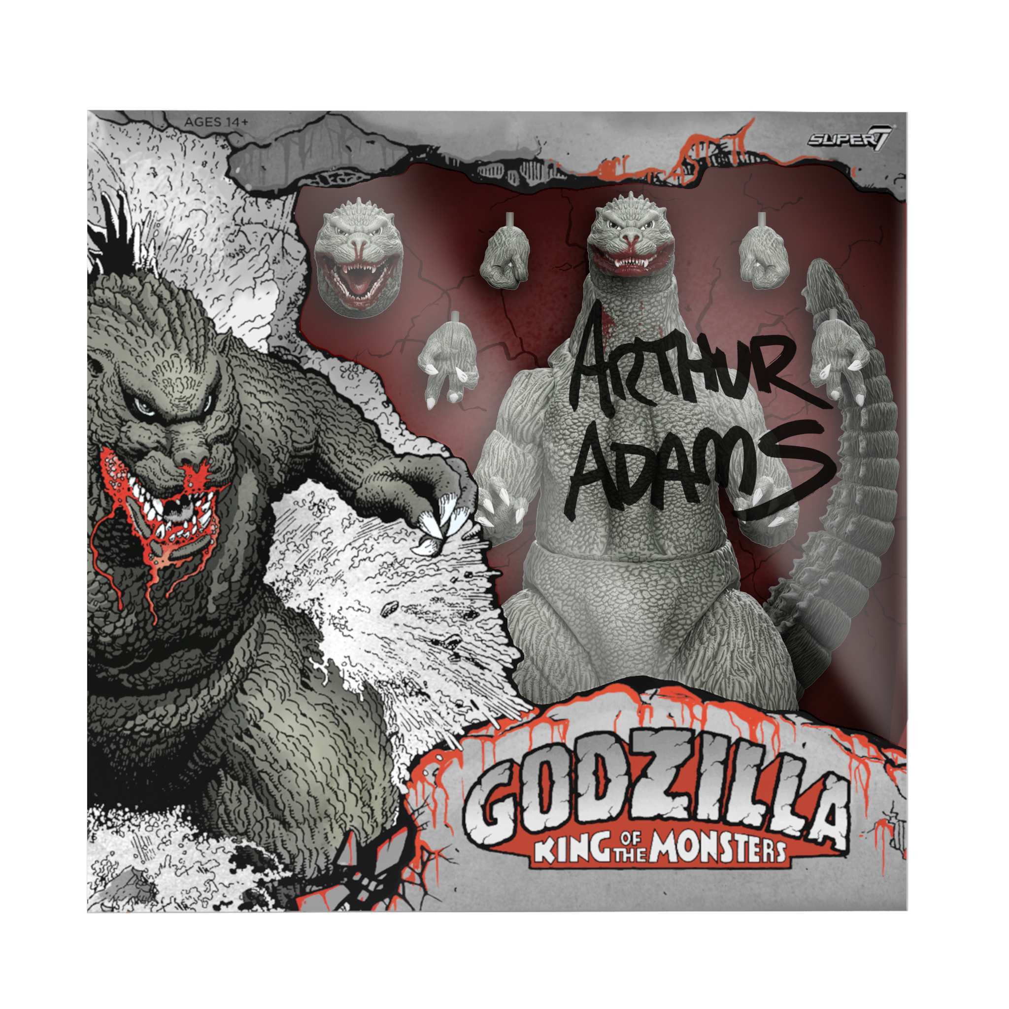 Toho ULTIMATES! - Godzilla 1989 (Greyscale Comic Book - Thirsty For Blood, SIGNED)