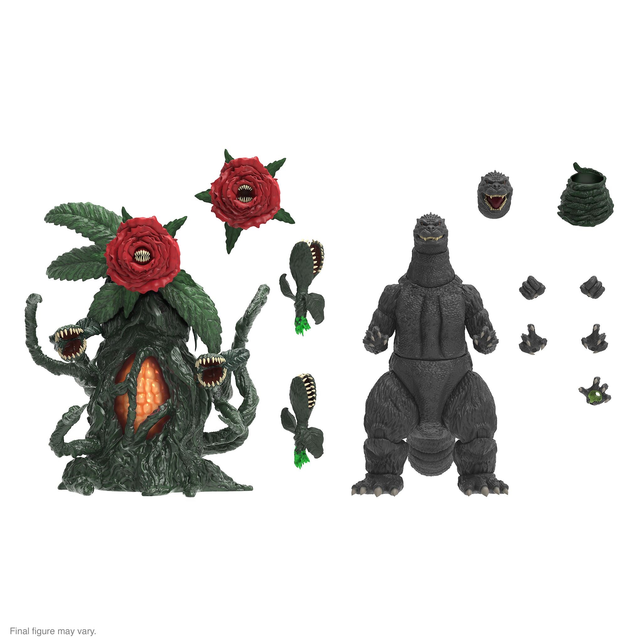Toho ULTIMATES! Wave 01 - HeiSei Godzilla (Godzilla vs Biollante) & Heisei Biollante (Rose Form)