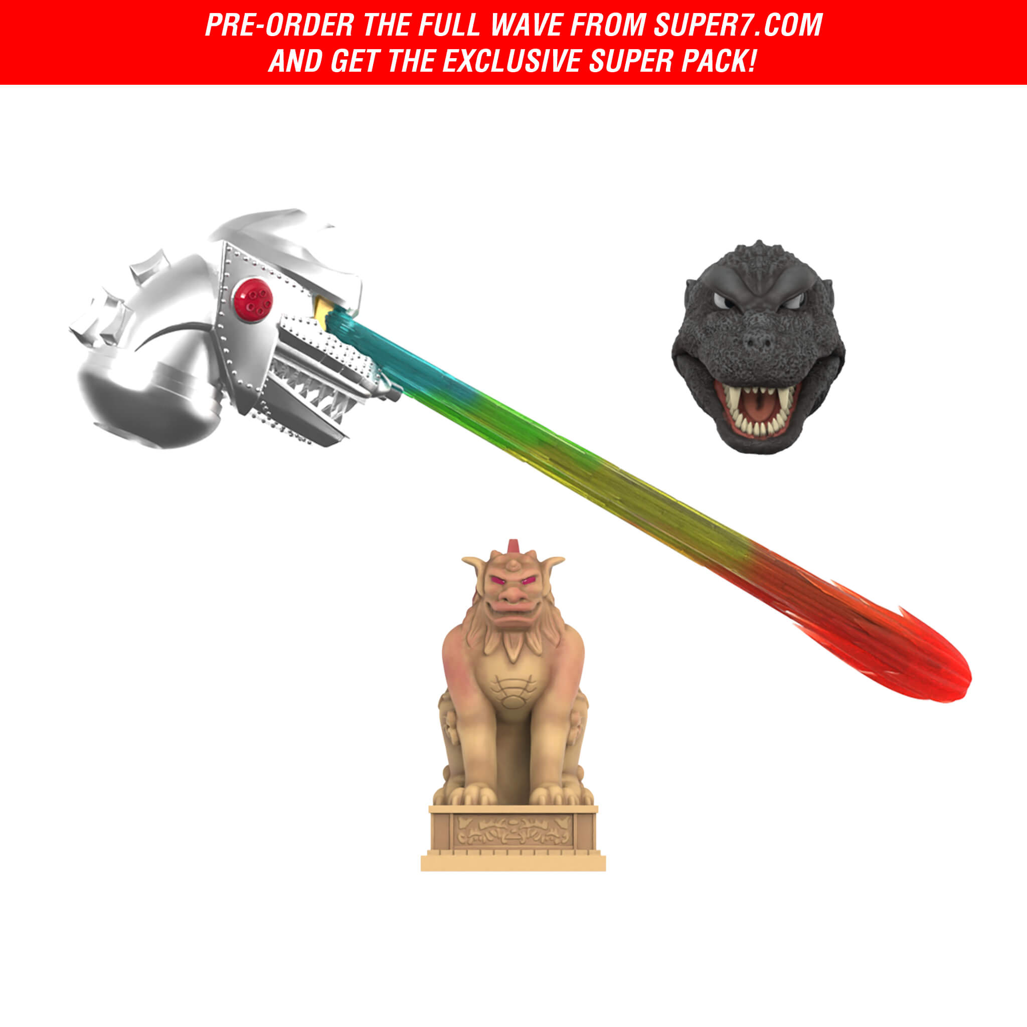 Toho ULTIMATES! Wave 07 - Godzilla 74, Mechagodzilla 74, Godzilla 54 and Super Pack