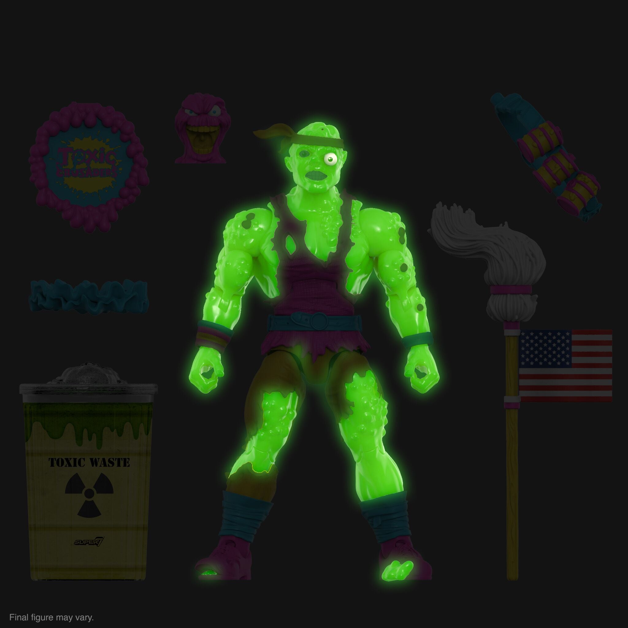 Toxic Crusader ULTIMATES! - Toxie (Slime - Glow)