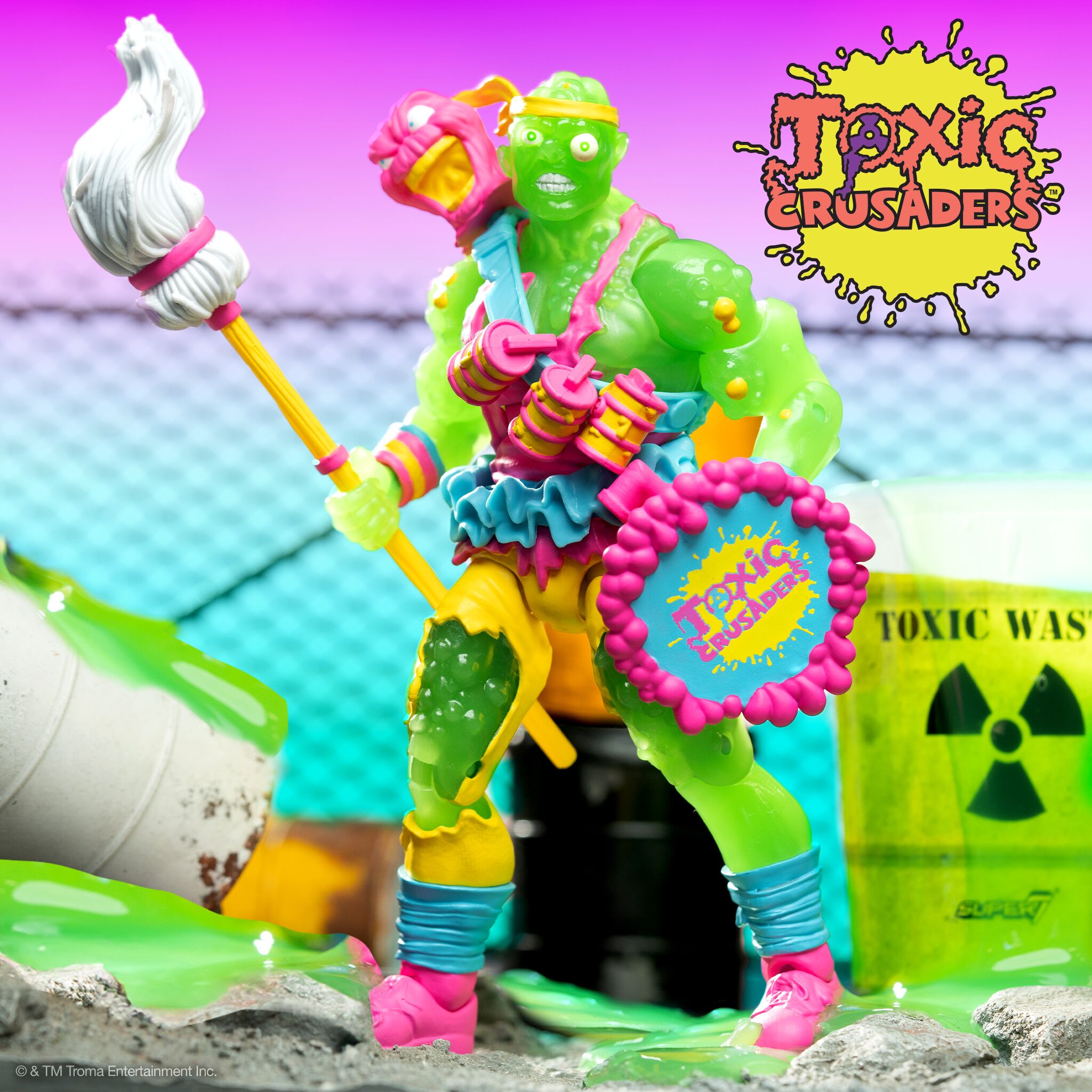 Toxic Crusader ULTIMATES! - Toxie (Slime - Glow)