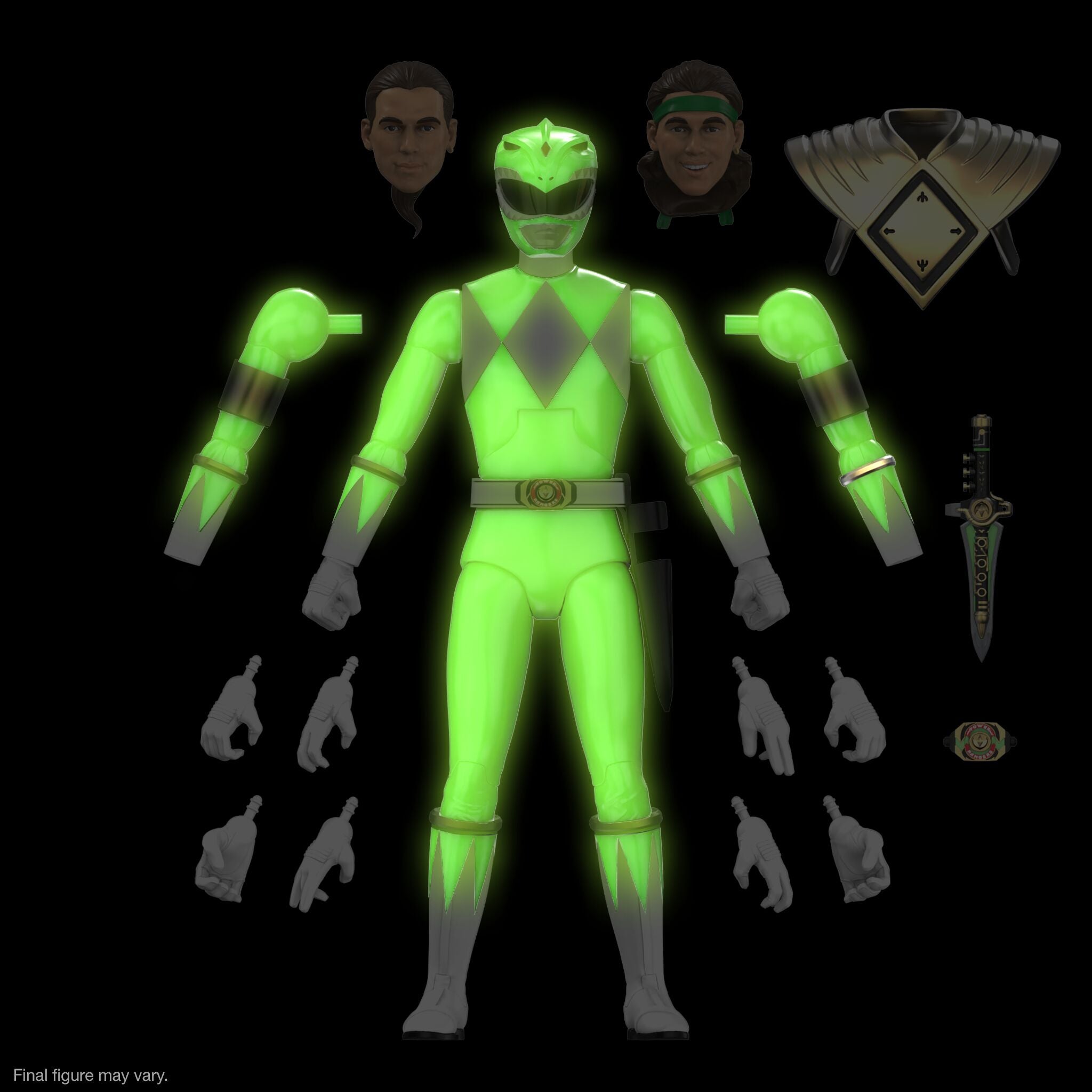 Mighty Morphin Power Rangers ULTIMATES! Wave 05 - Green Ranger (Glow)
