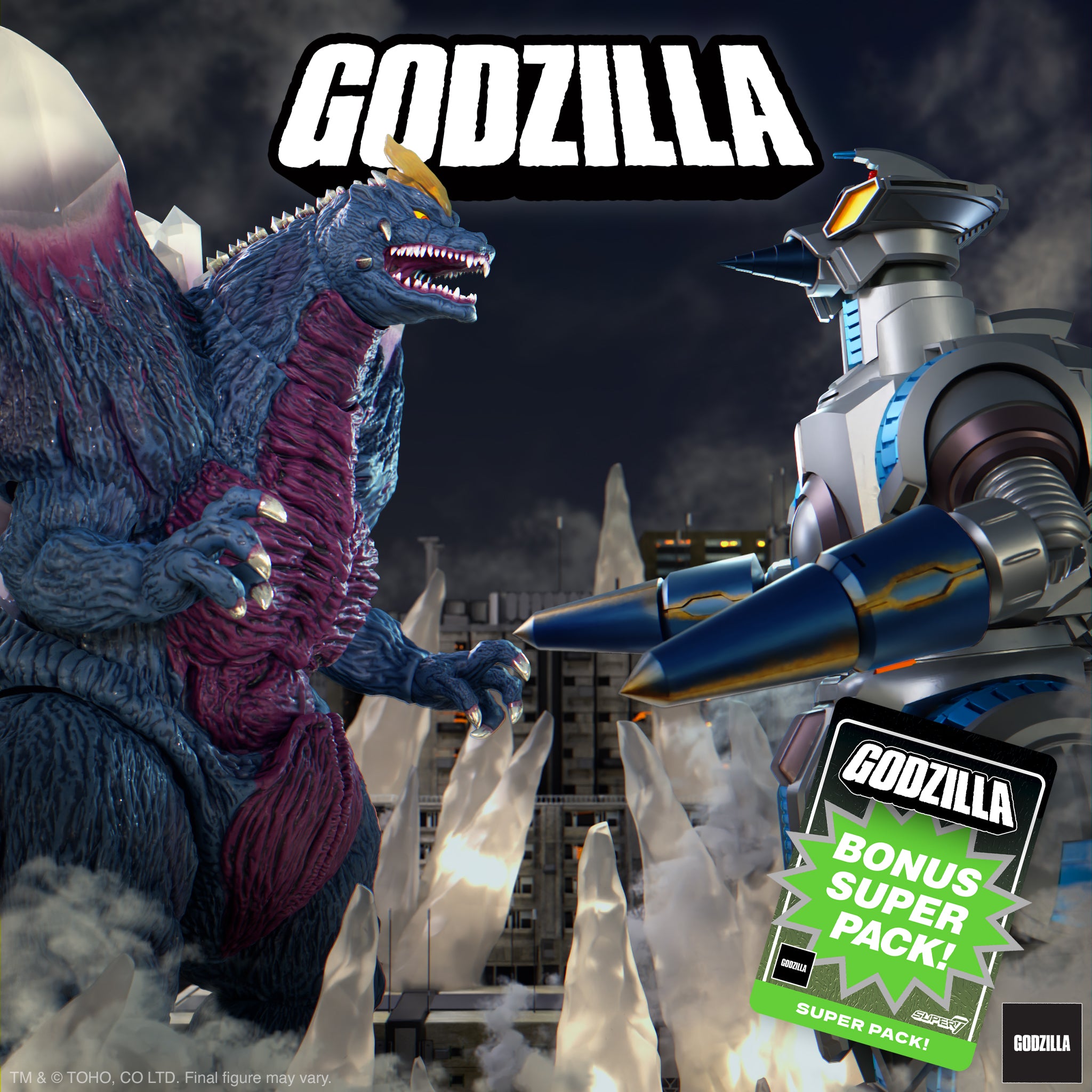 Toho ULTIMATES! Wave 4 - SpaceGodzilla & M.O.G.U.E.R.A.