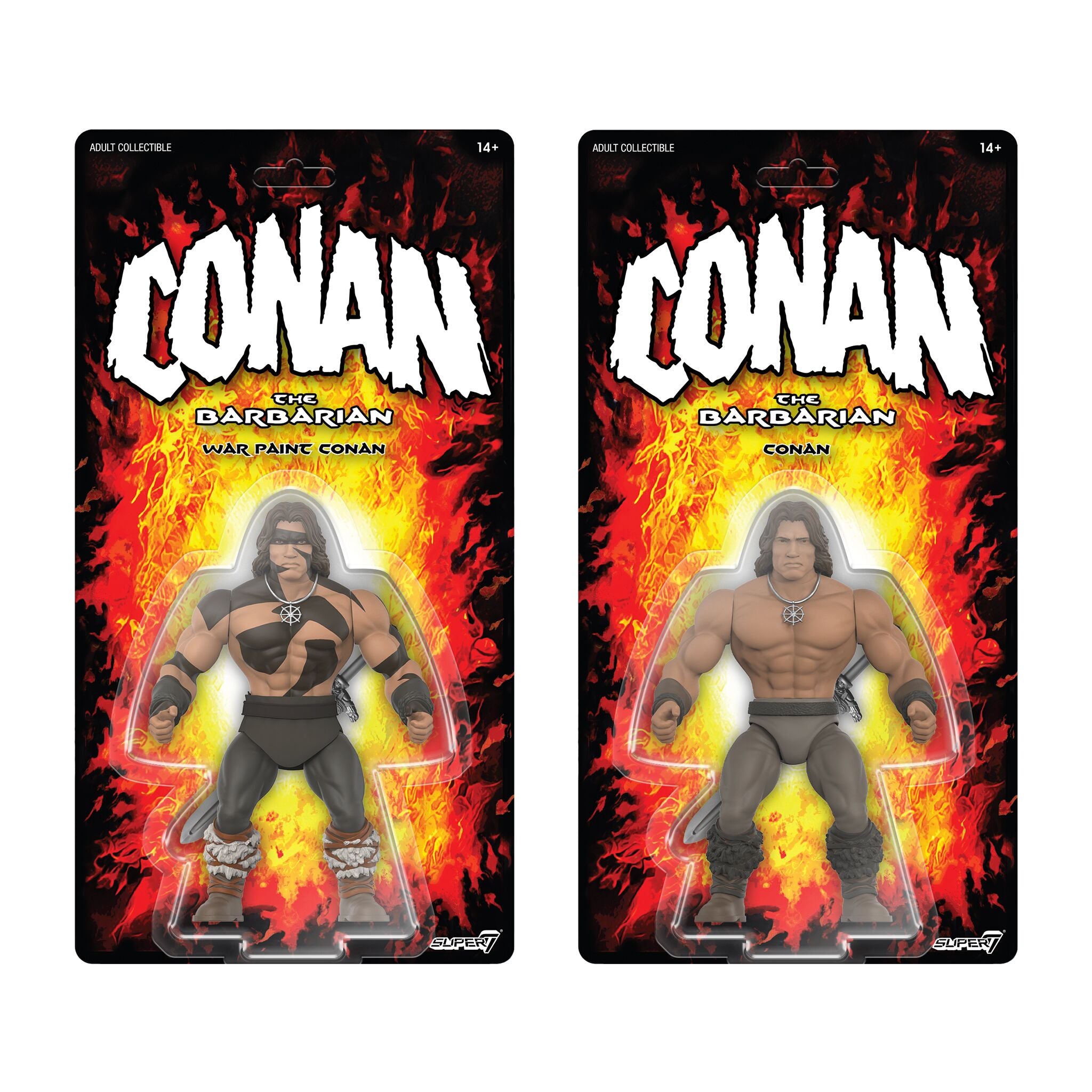 Conan the Barbarian Vintage Figures Wave 2 - Conan & Conan (War Paint)