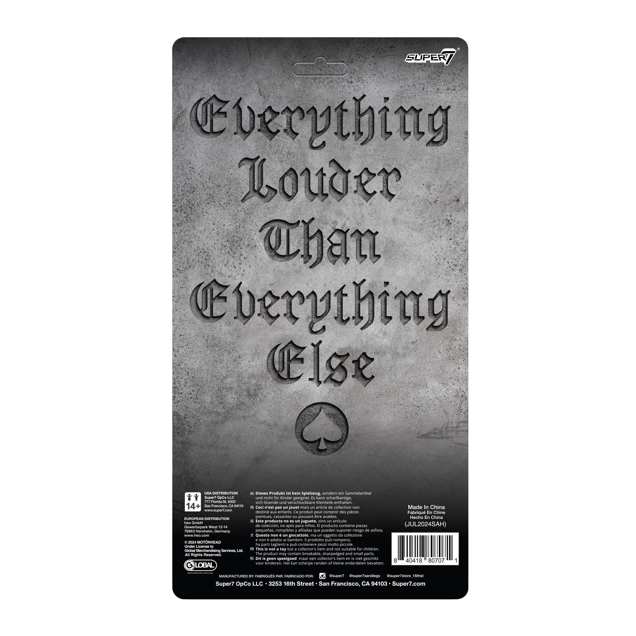 Motorhead Vintage Figures Wave 01 - Lemmy