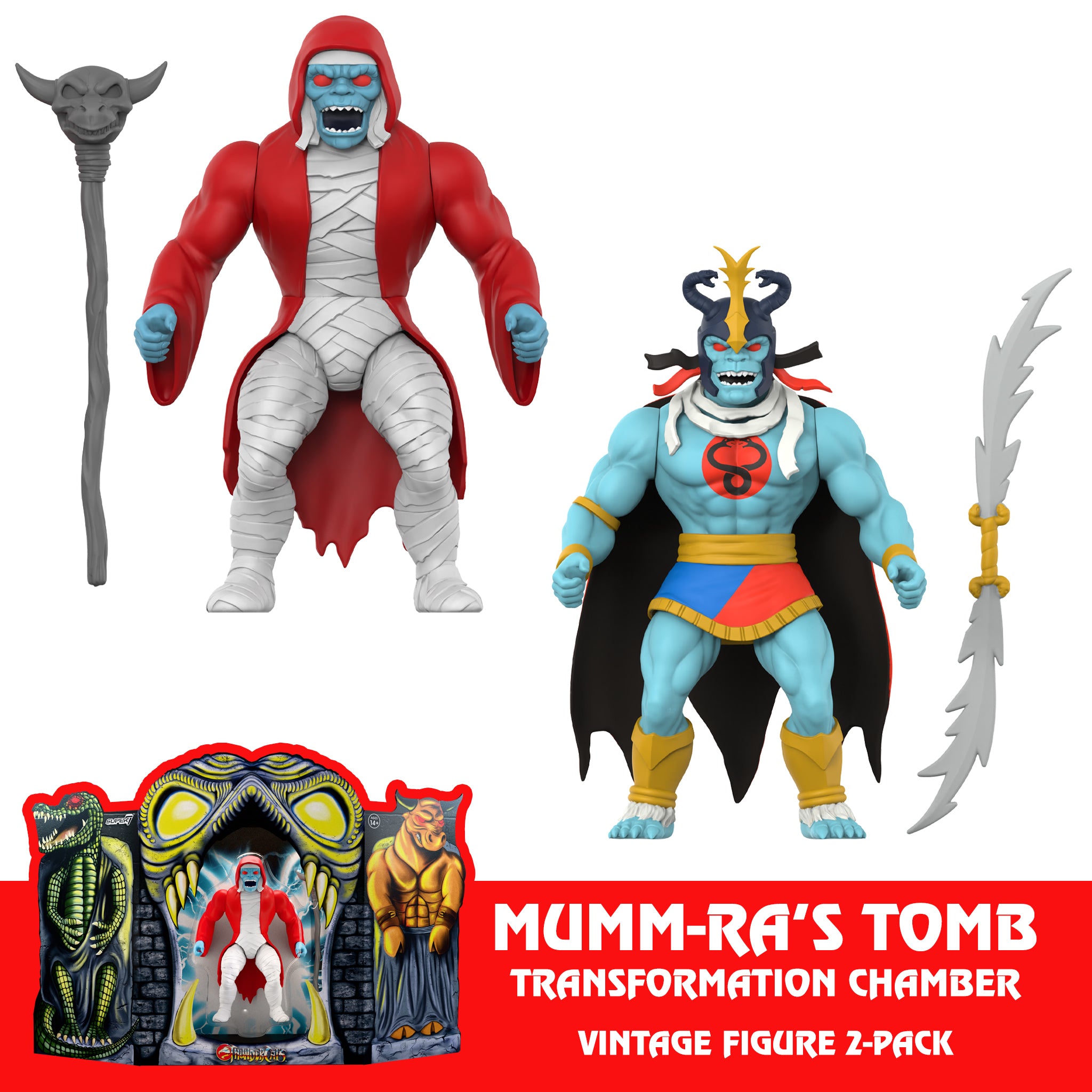 ThunderCats Vintage Figures - Mumm-Ra's Tomb (2-Pack)