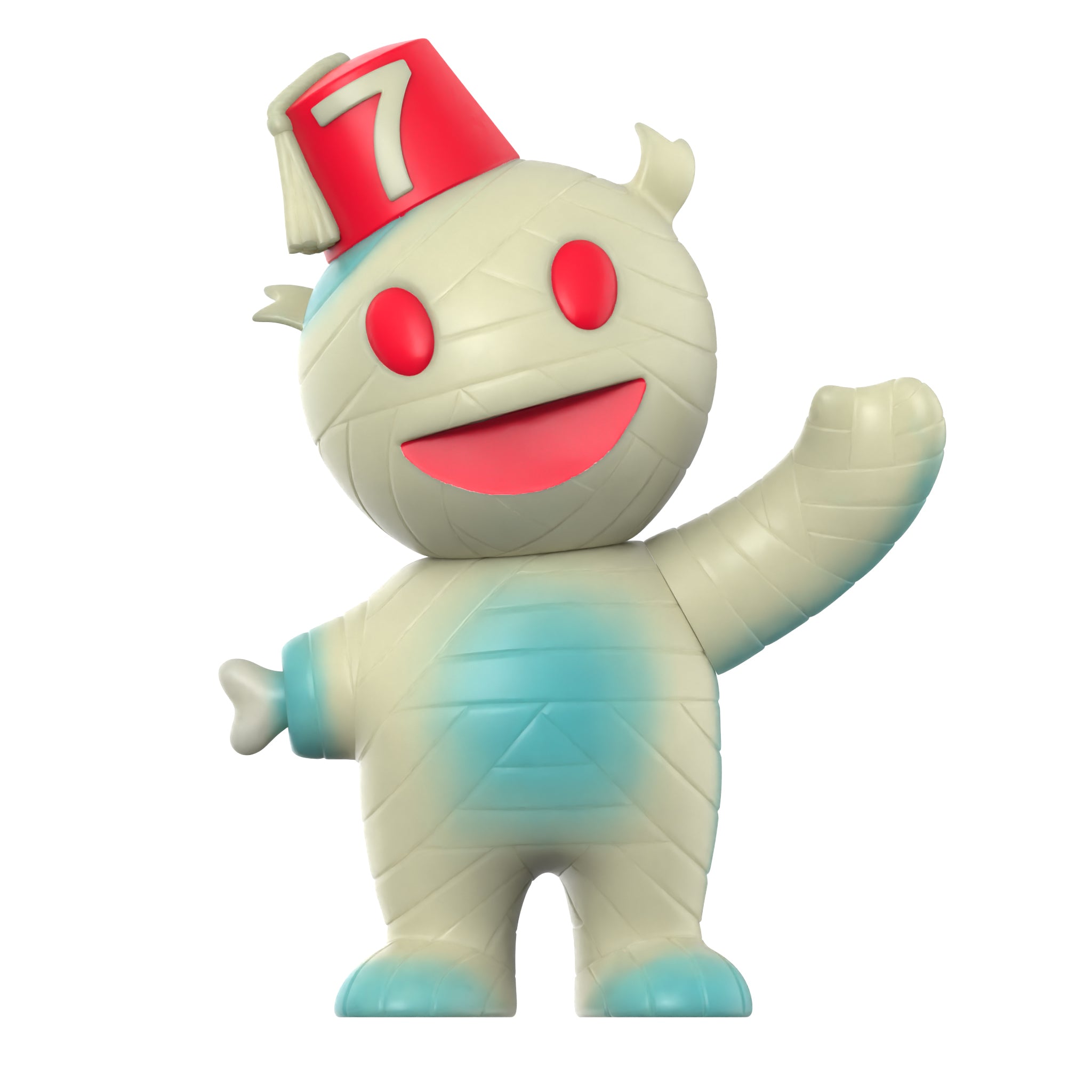 Super7 Vinyl - Mummy Boy (Glow w/ Fez)