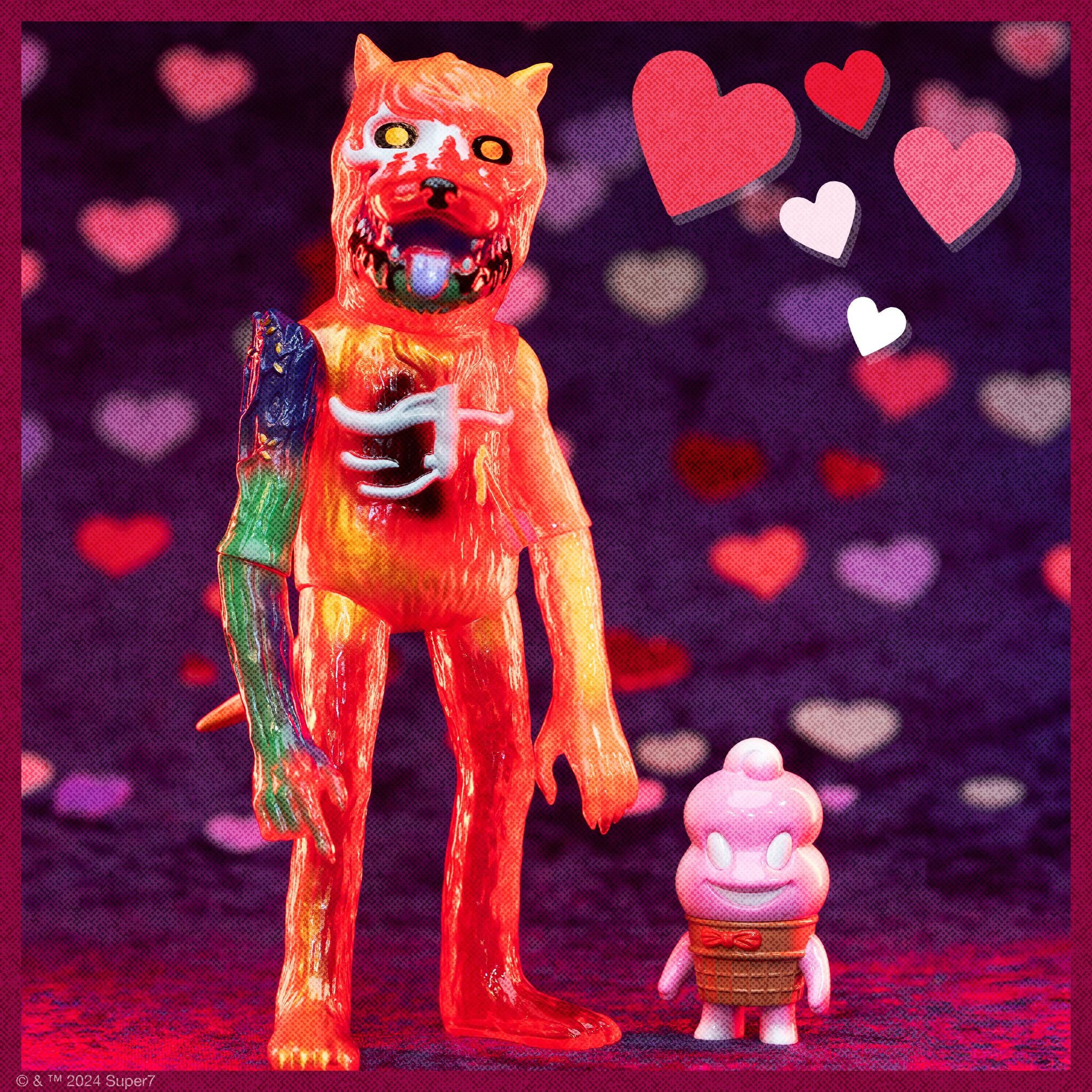 Super7 Japanese Vinyl - Kandy Kaiju - Carlton (Strawberry)