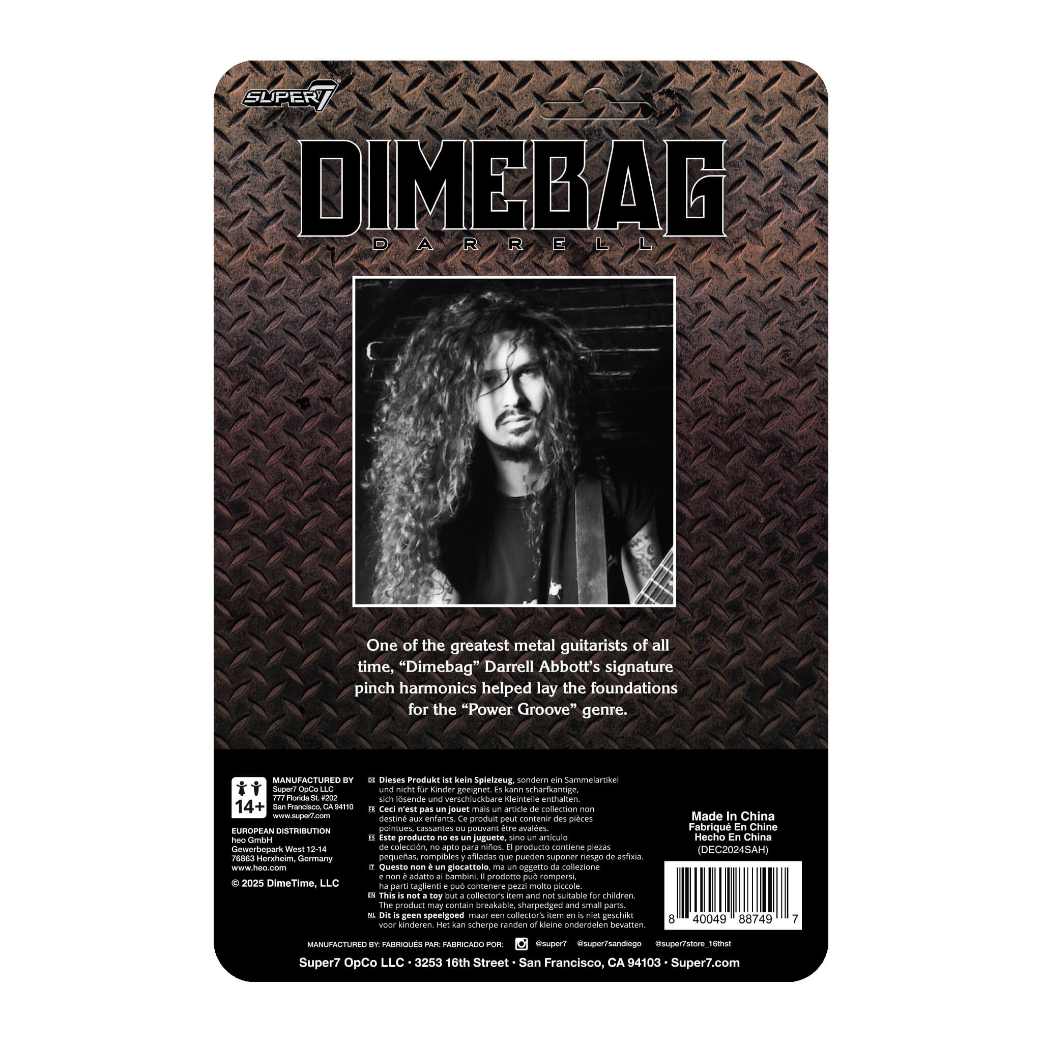 Dimebag Darrell ReAction Figures Wave 01 - Dimebag Darrell (Culprit)