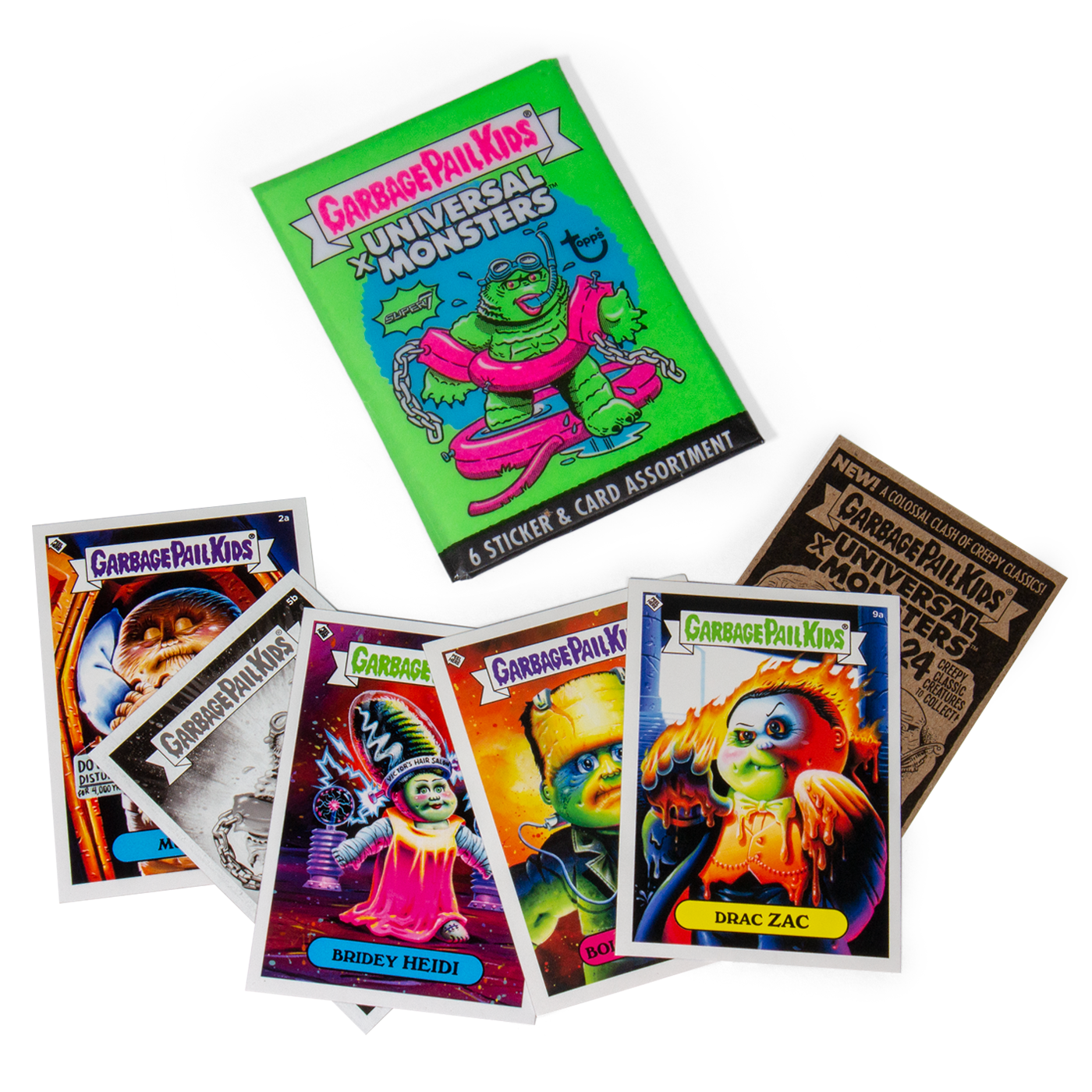 Universal Monsters x GPK Wax Pack (Green)