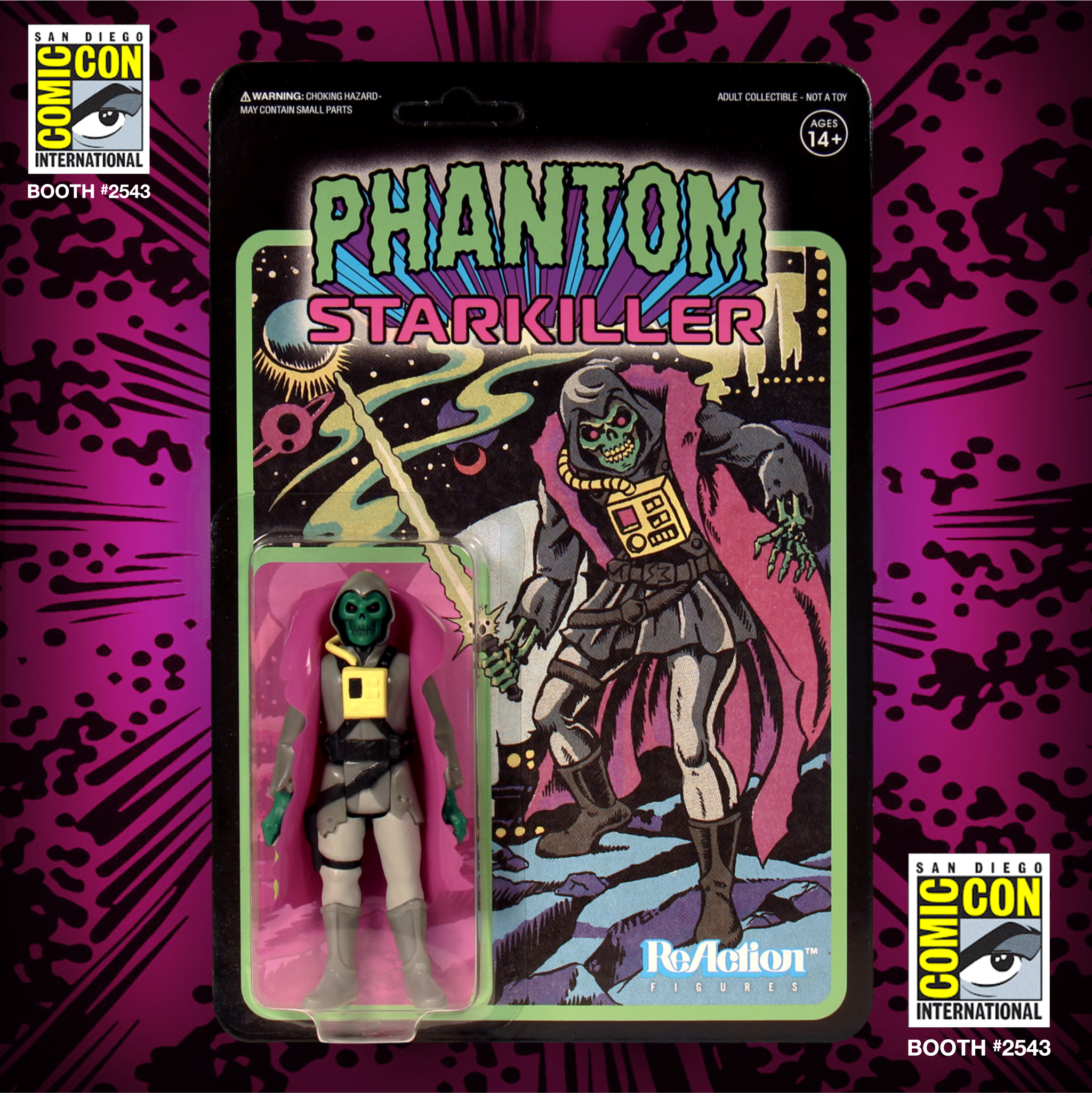 Killer Bootlegs ReAction Figure - Phantom Starkiller (Grey Ghoul - Grey)