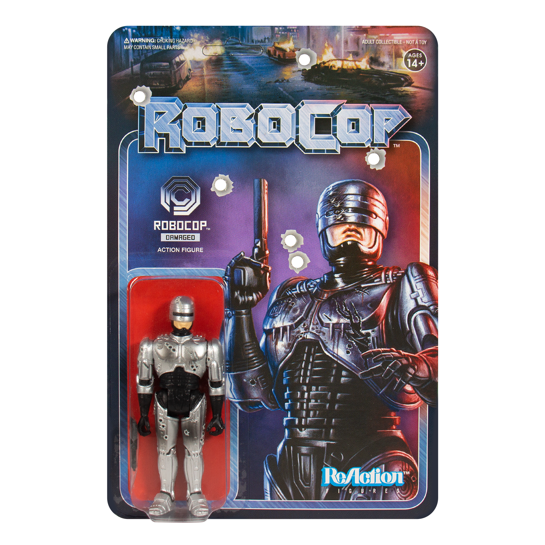 Robocop ReAction Figure - Robocop Battle Damaged