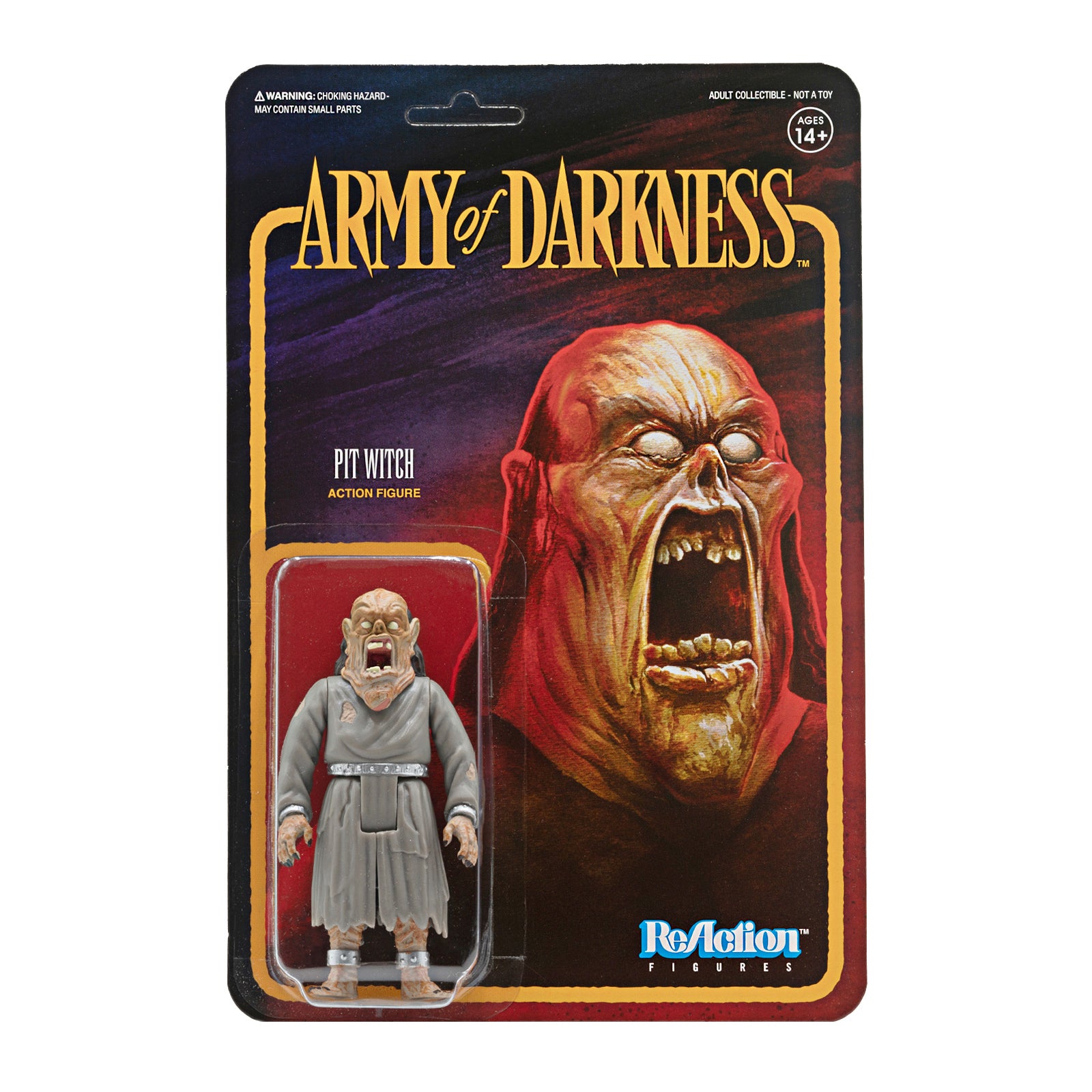 Figurine Super7 ReAction – Pit Witch (Midnight) – Army Of Darkness – Édition Limitée