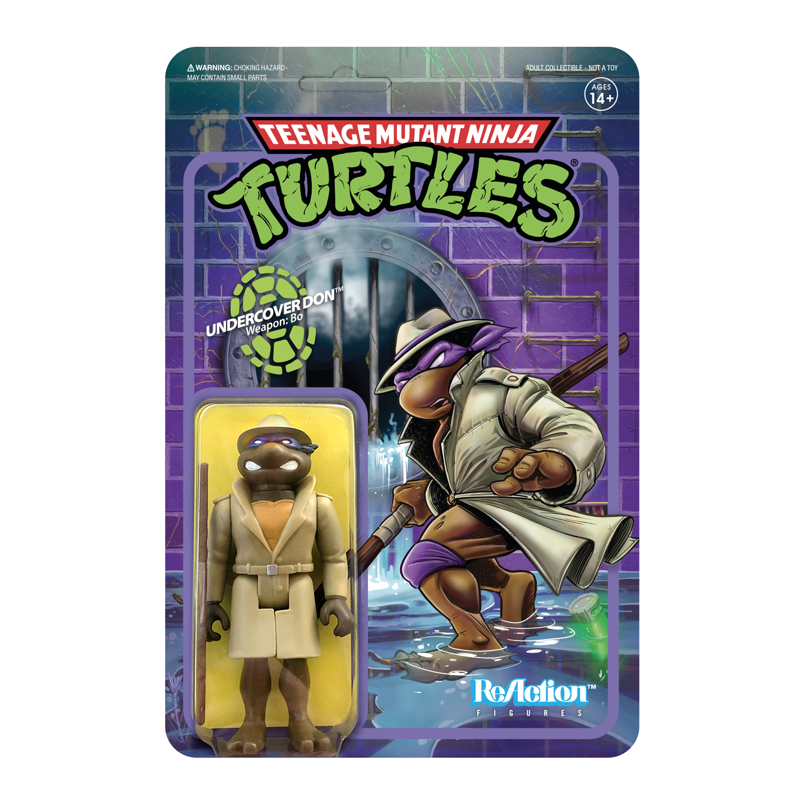 Teenage Mutant Ninja Turtles ReAction Figure Wave 2 - Undercover Donatello