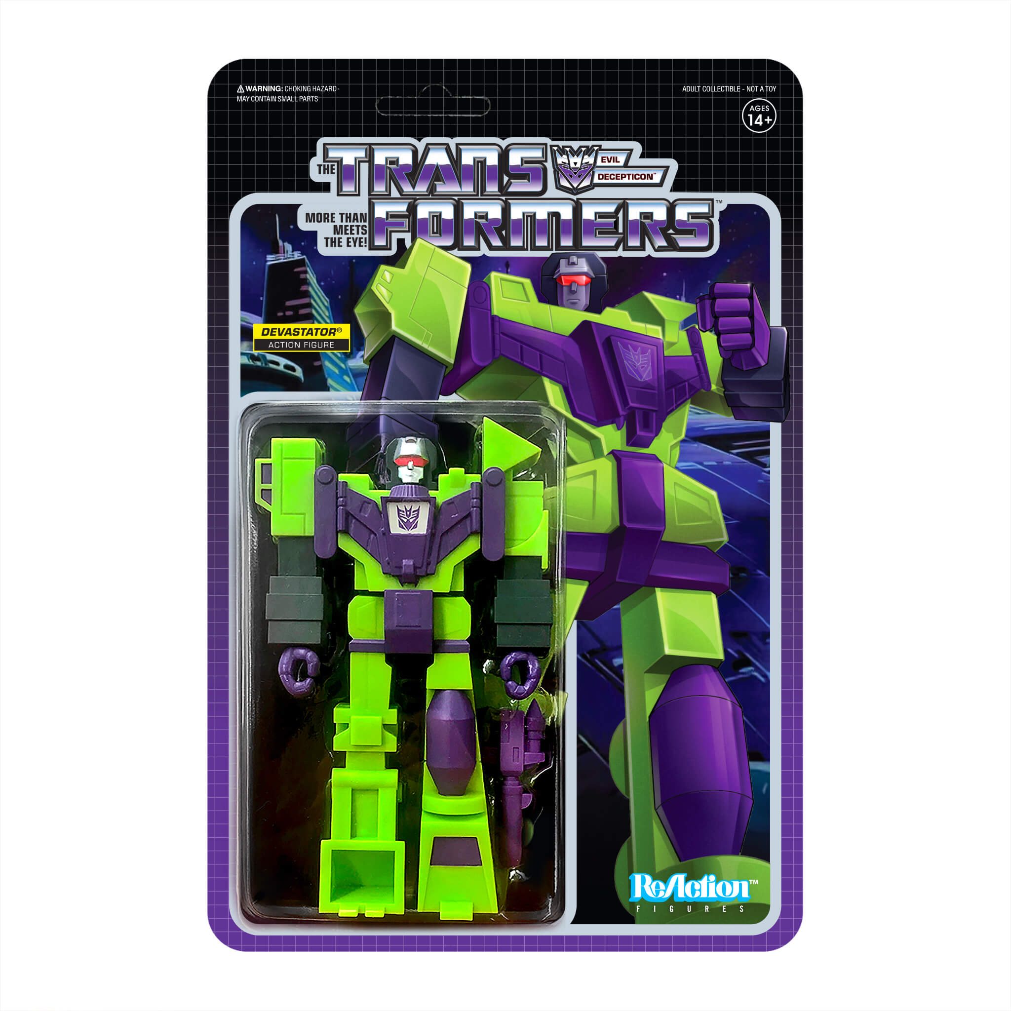 Transformers ReAction Wave 3 - Devastator - Super7