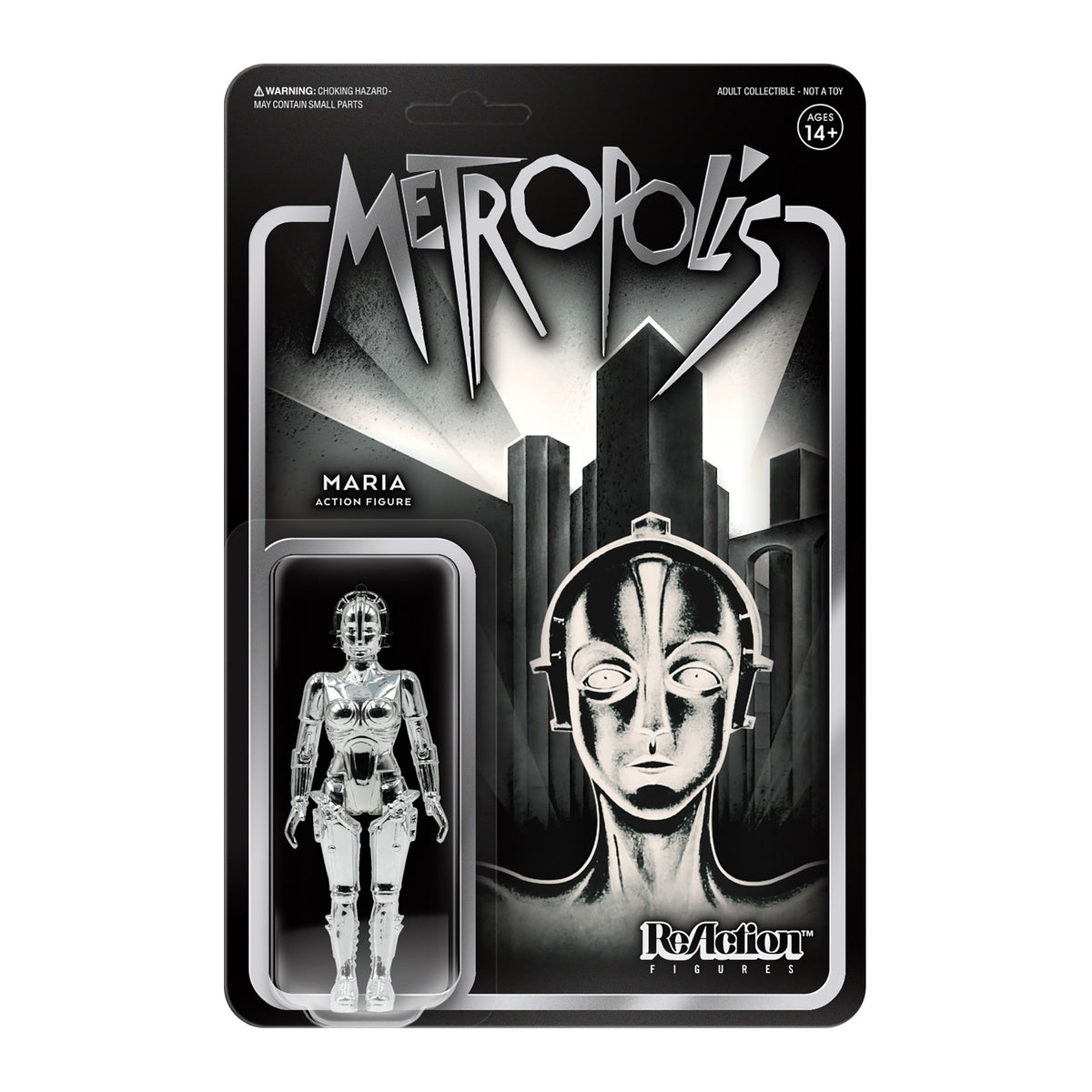 Metropolis ReAction Figure - Maria (Vac Metal Silver) – Super7