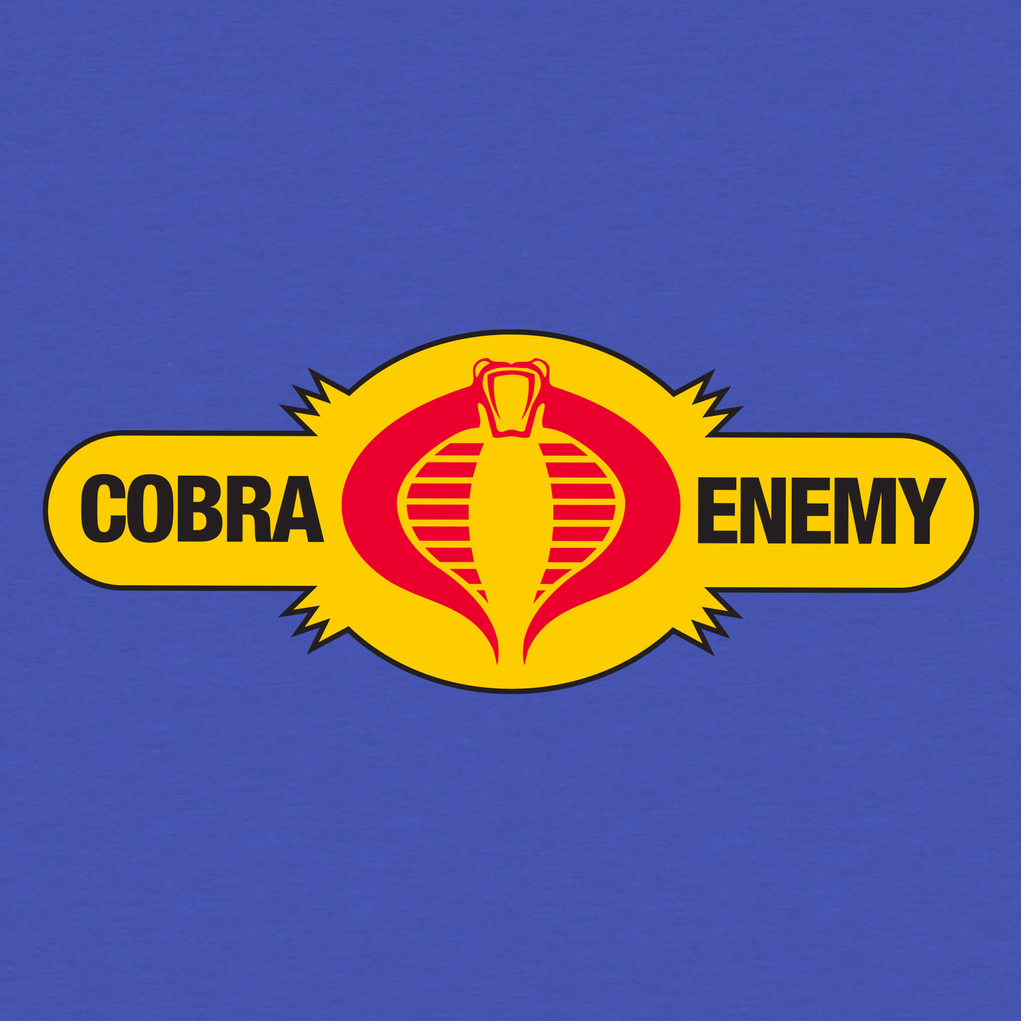 G.I. Joe Cobra Enemy T-shirt - True Heather Blue