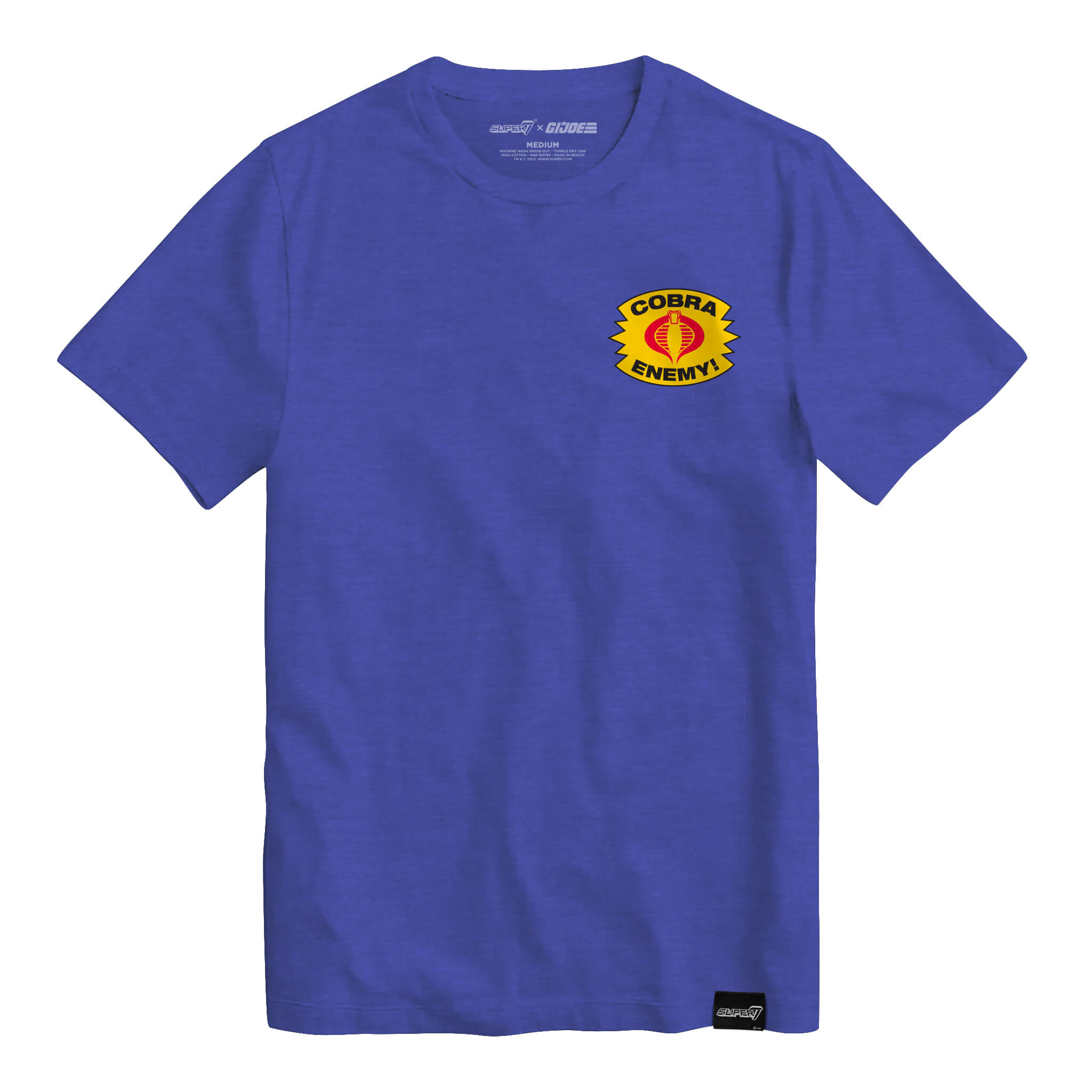 G.I. Joe Cobra Enemy T-shirt - True Heather Blue