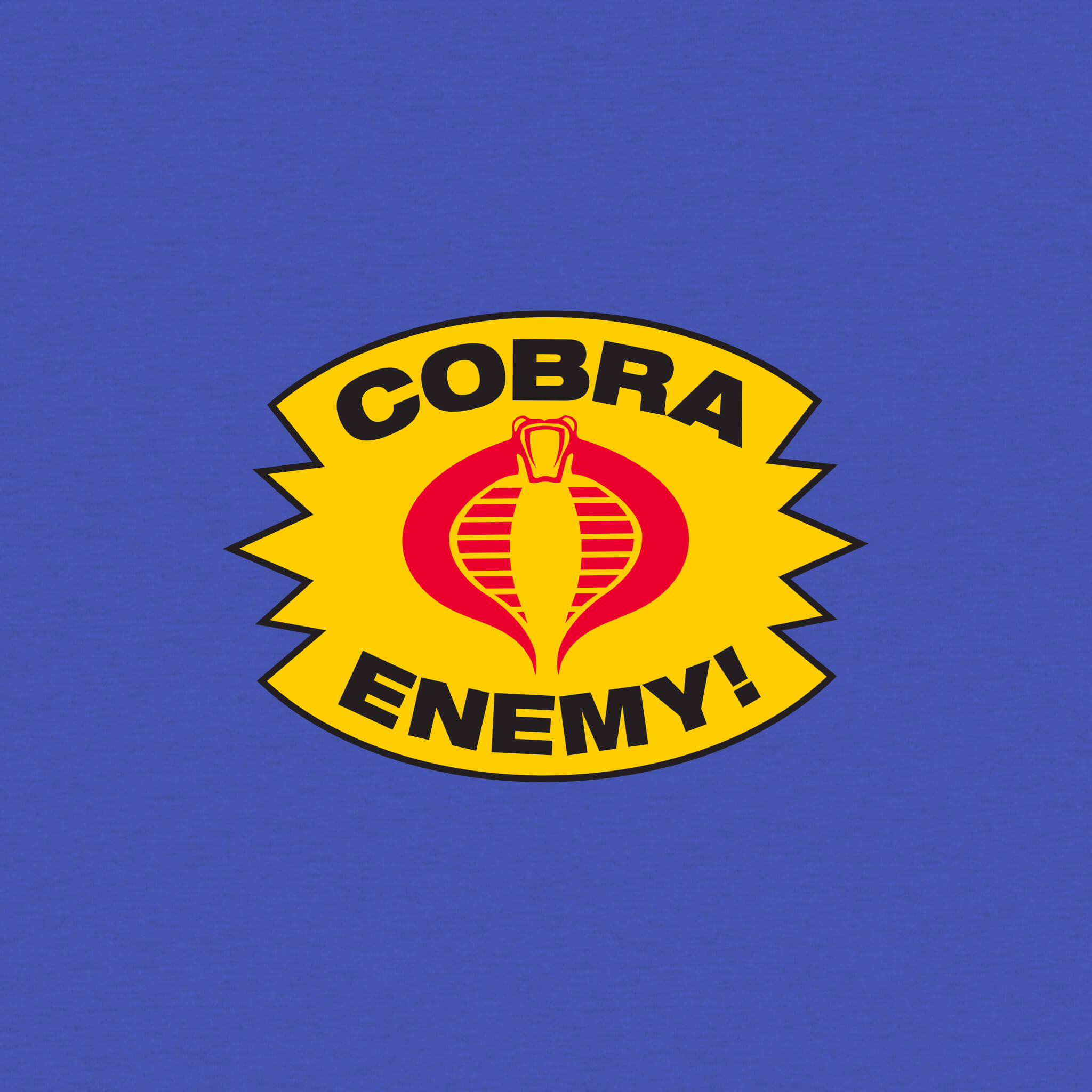 G.I. Joe Cobra Enemy T-shirt - True Heather Blue