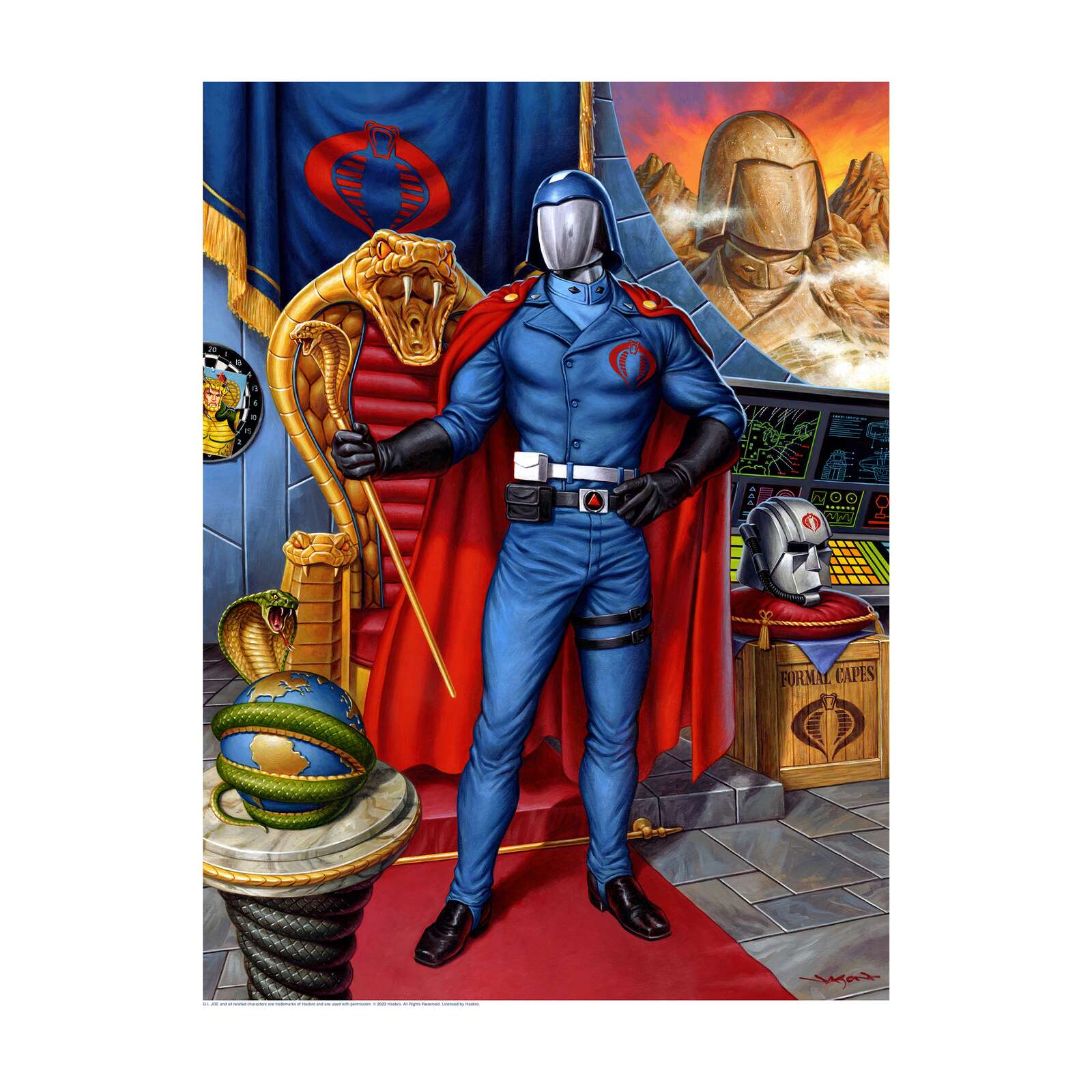 Cobra Commander Art Print
