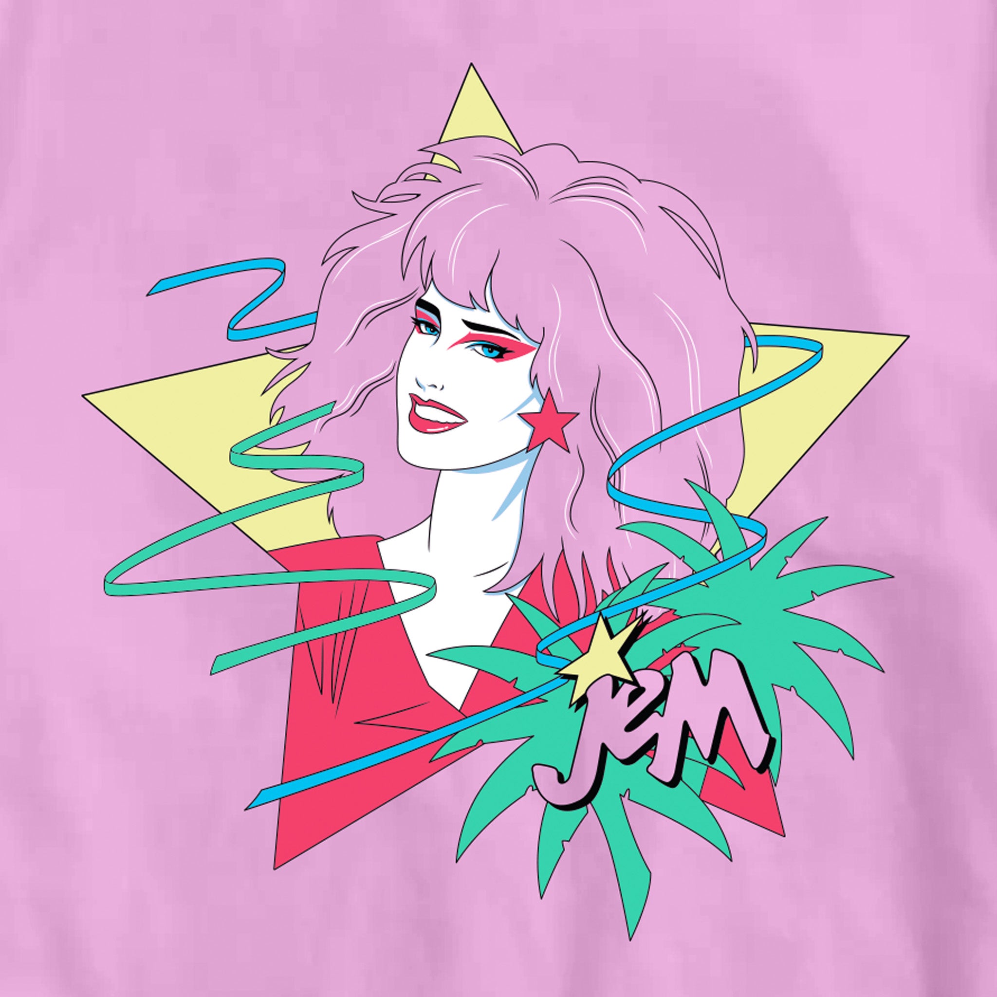 Jem and The Holograms - Jem Portrait Star T-shirt