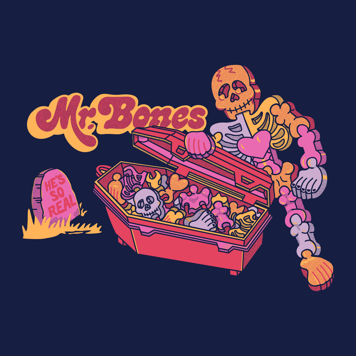 Mr Bones T Shirt Super7