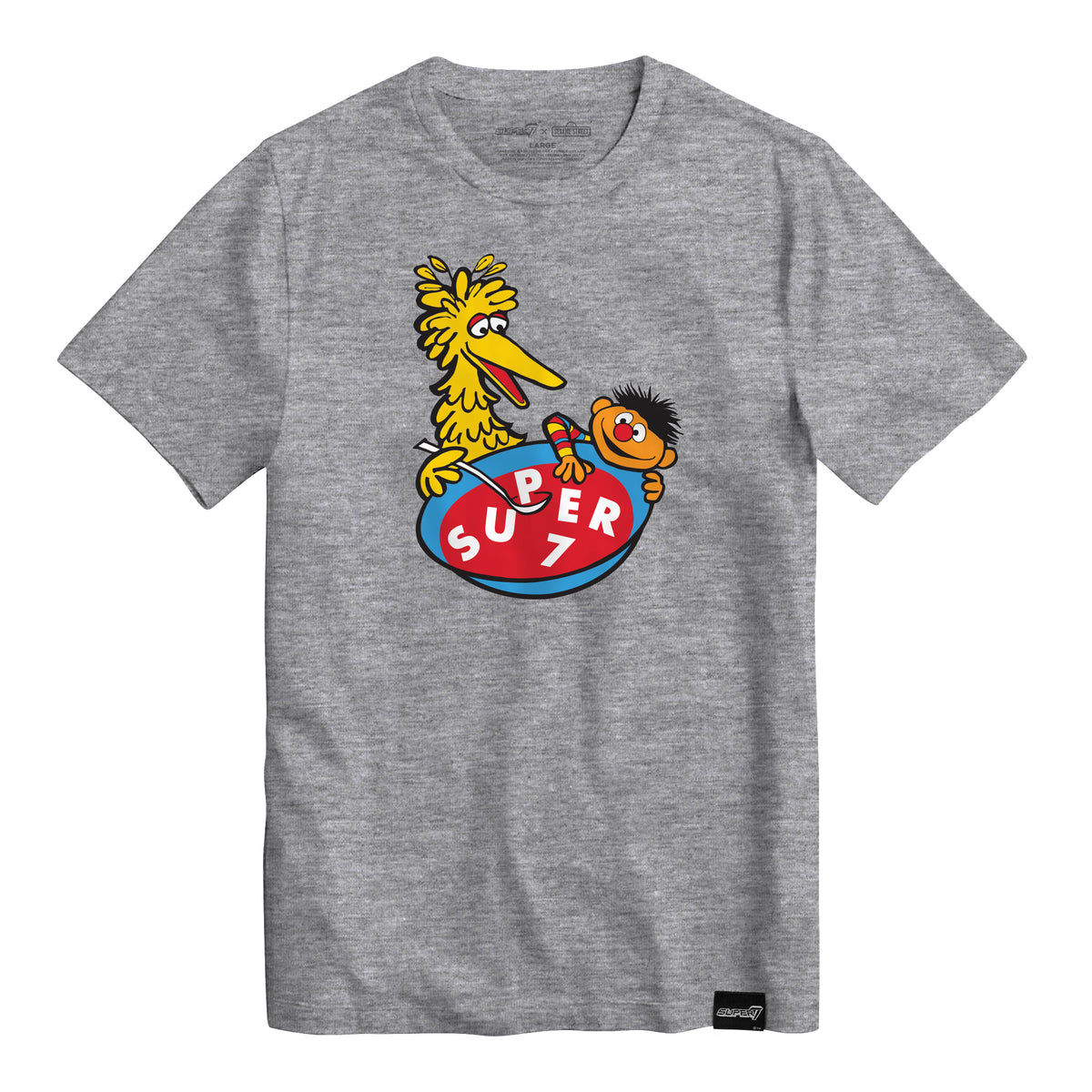 Sesame Street T-Shirt - Big Bird & Ernie Alphabet Soup – Super7
