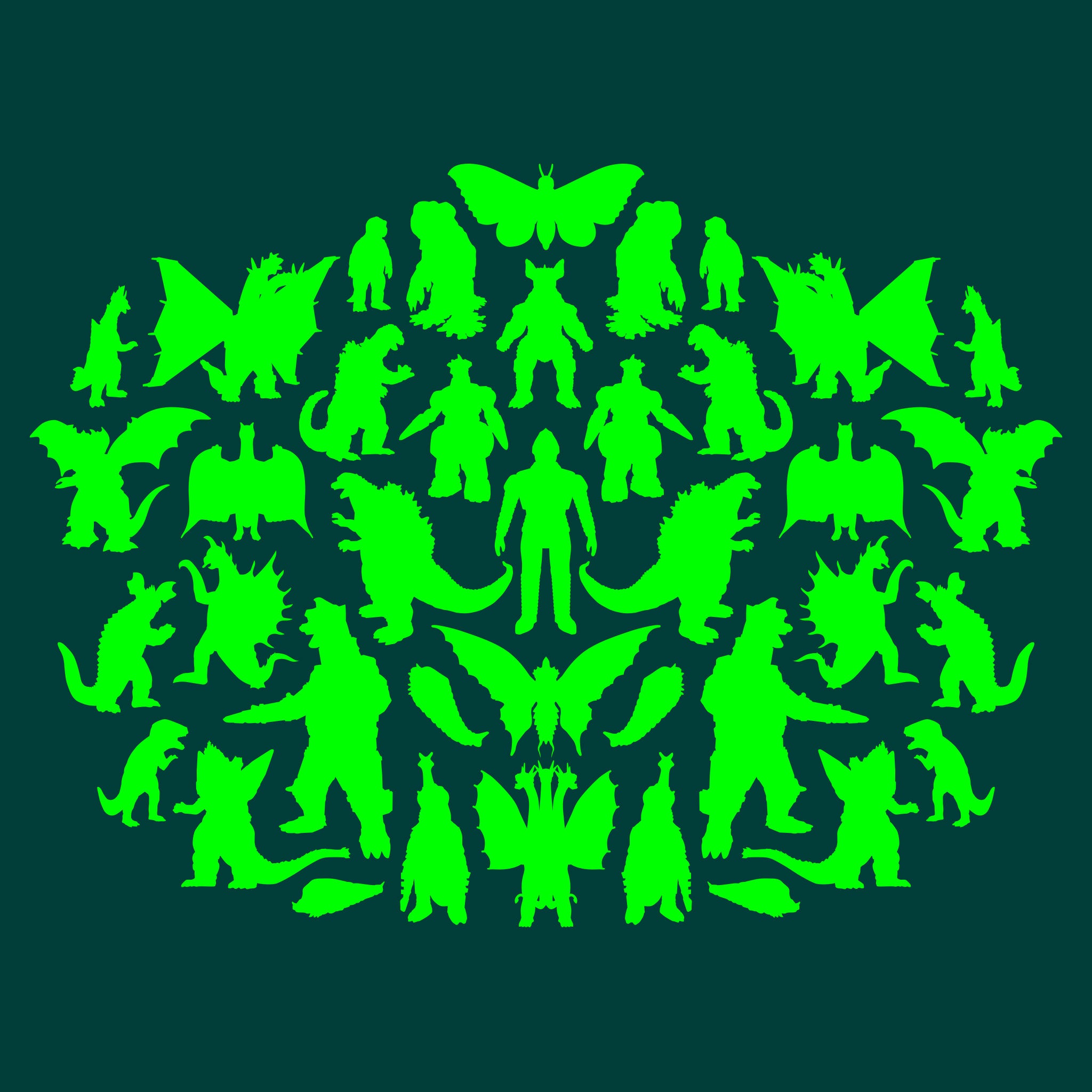 Toho T-Shirt - Kaiju Rorschach