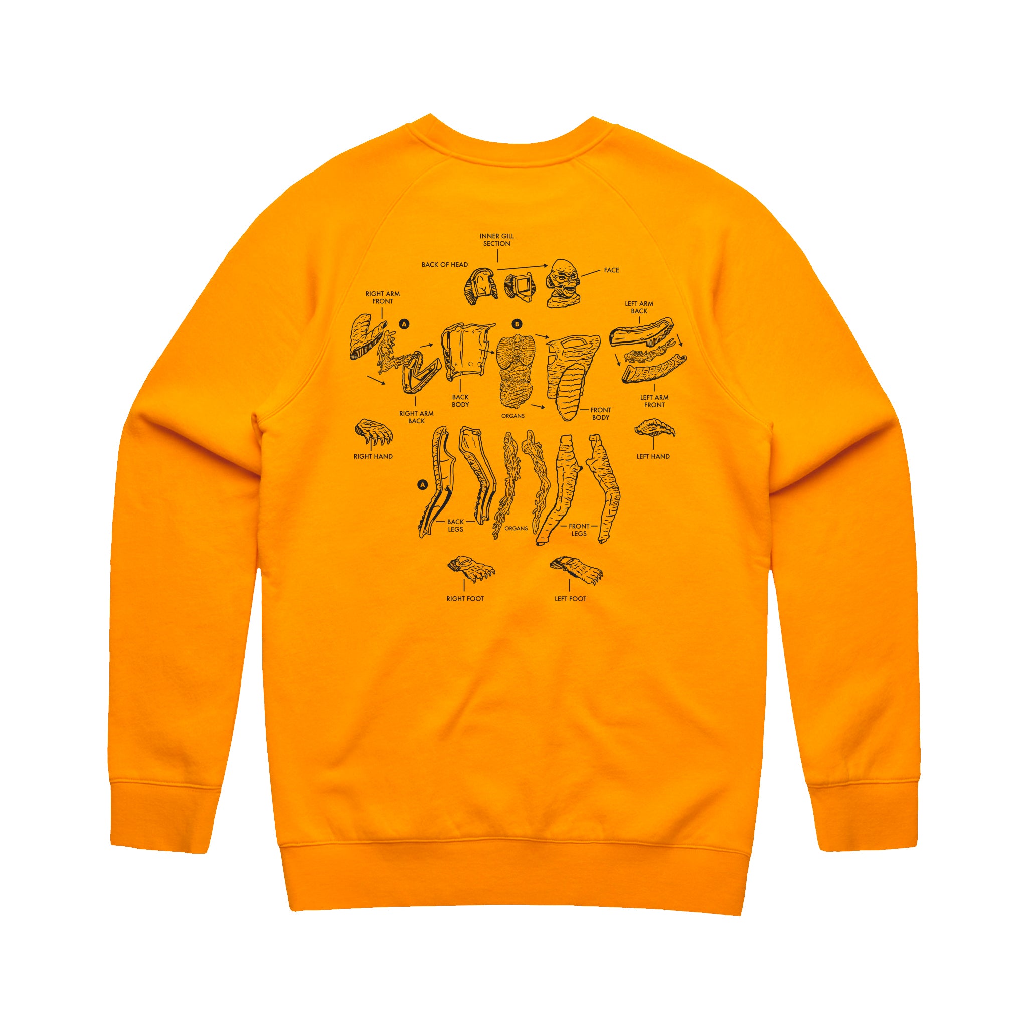 Creature Model Kit Crewneck Fleece Sweatshirt