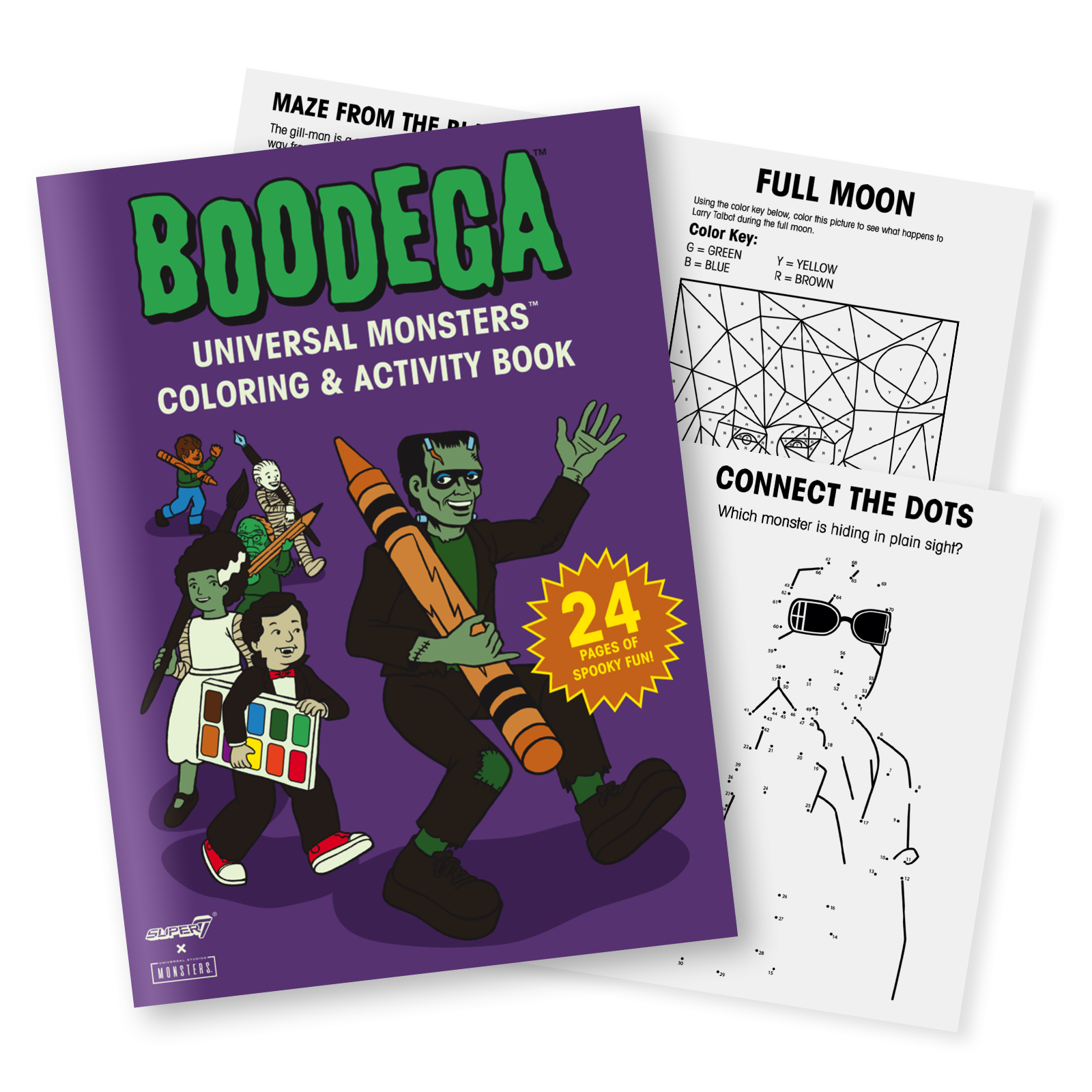 Universal Monsters Coloring Book