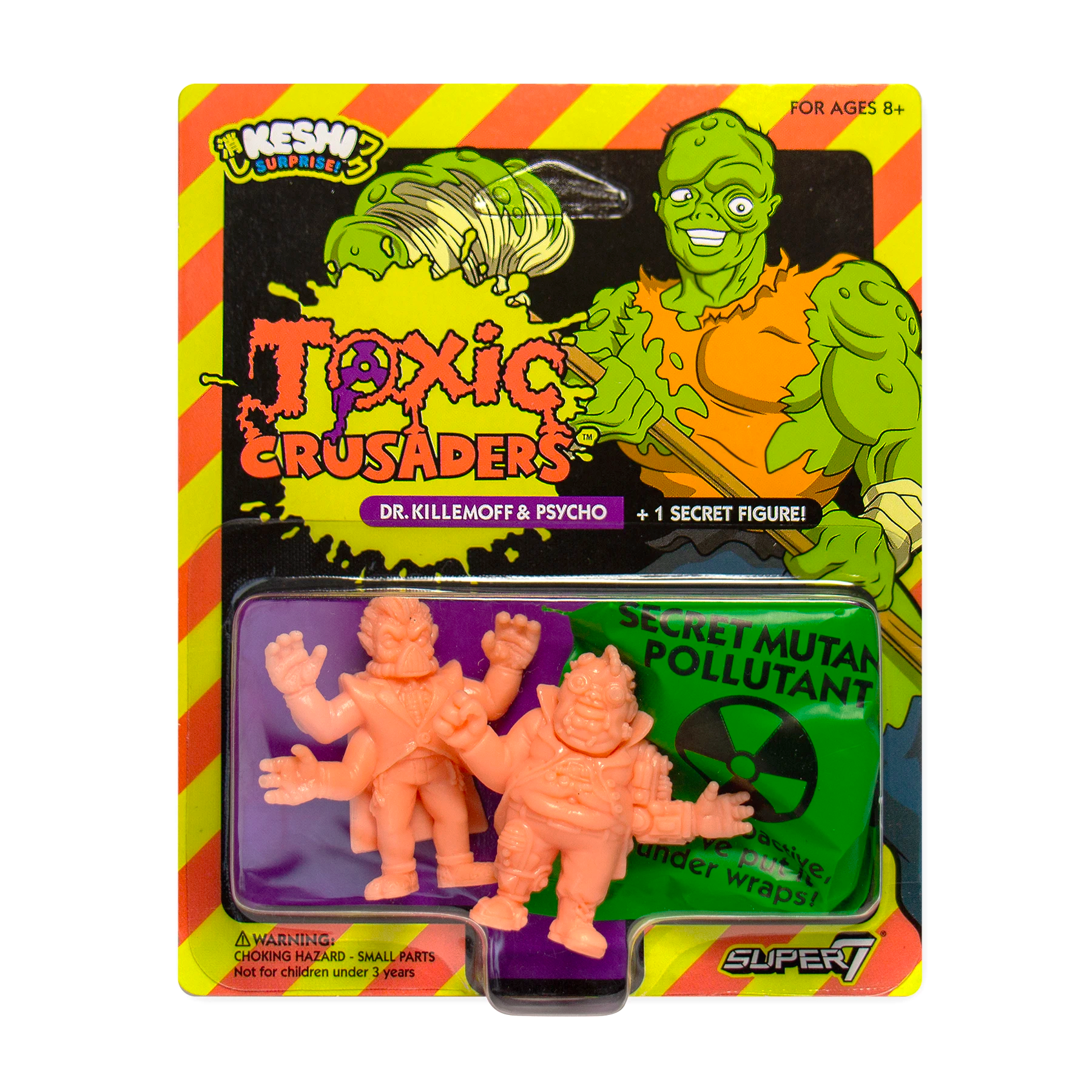 Toxic Crusaders Keshi - Pack B (PINK) - Dr. Killemoff, Psycho, & Secret Figure