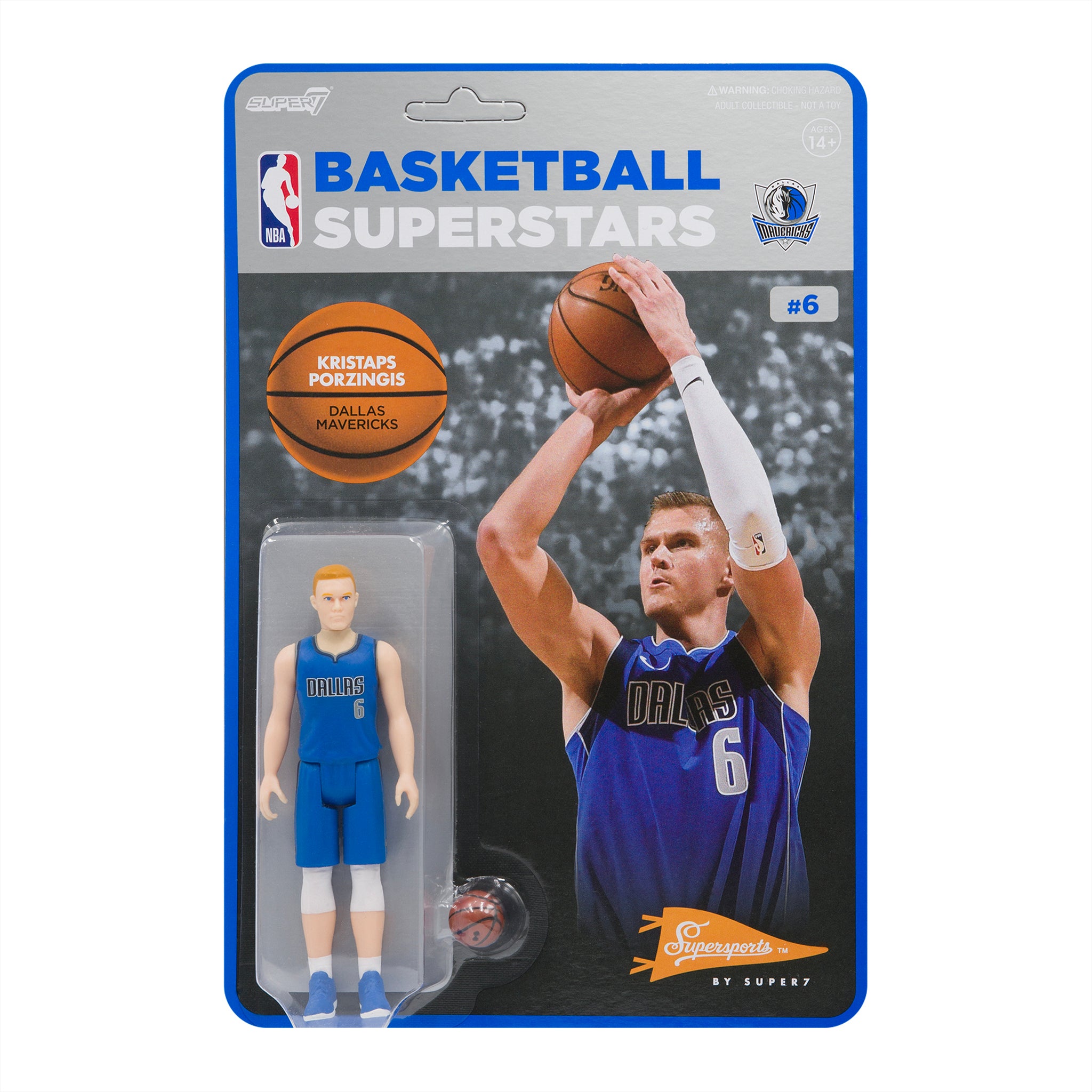 NBA Supersports Figure - Kristaps Porzingis (Mavericks)
