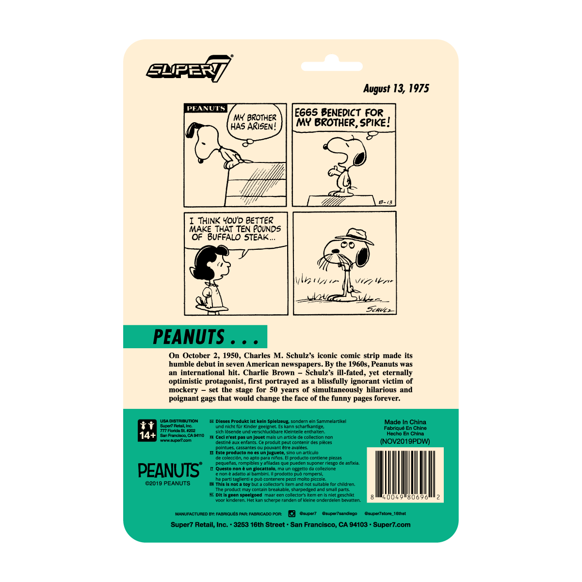 Peanuts ReAction Wave 2 - Spike