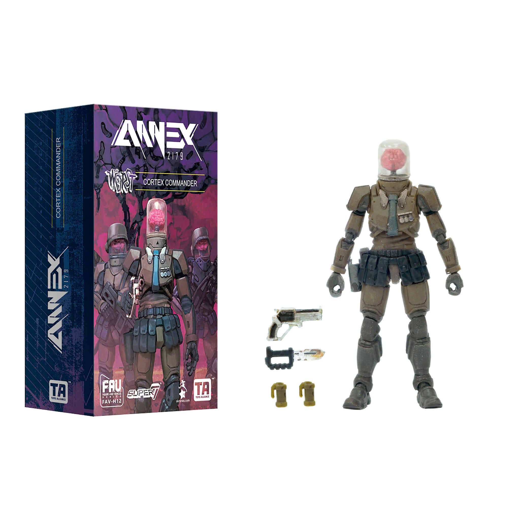 Acid Rain ReAction Figures W1 - Cortex Commander Marine